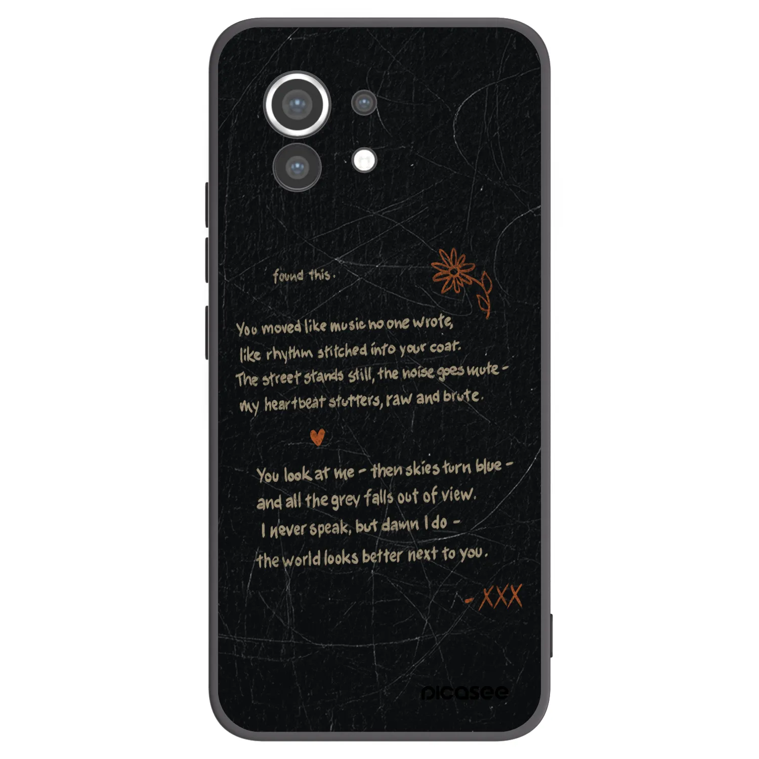 Picasee Xiaomi Mi 11 Hülle - Schwarzes Silikon - POET