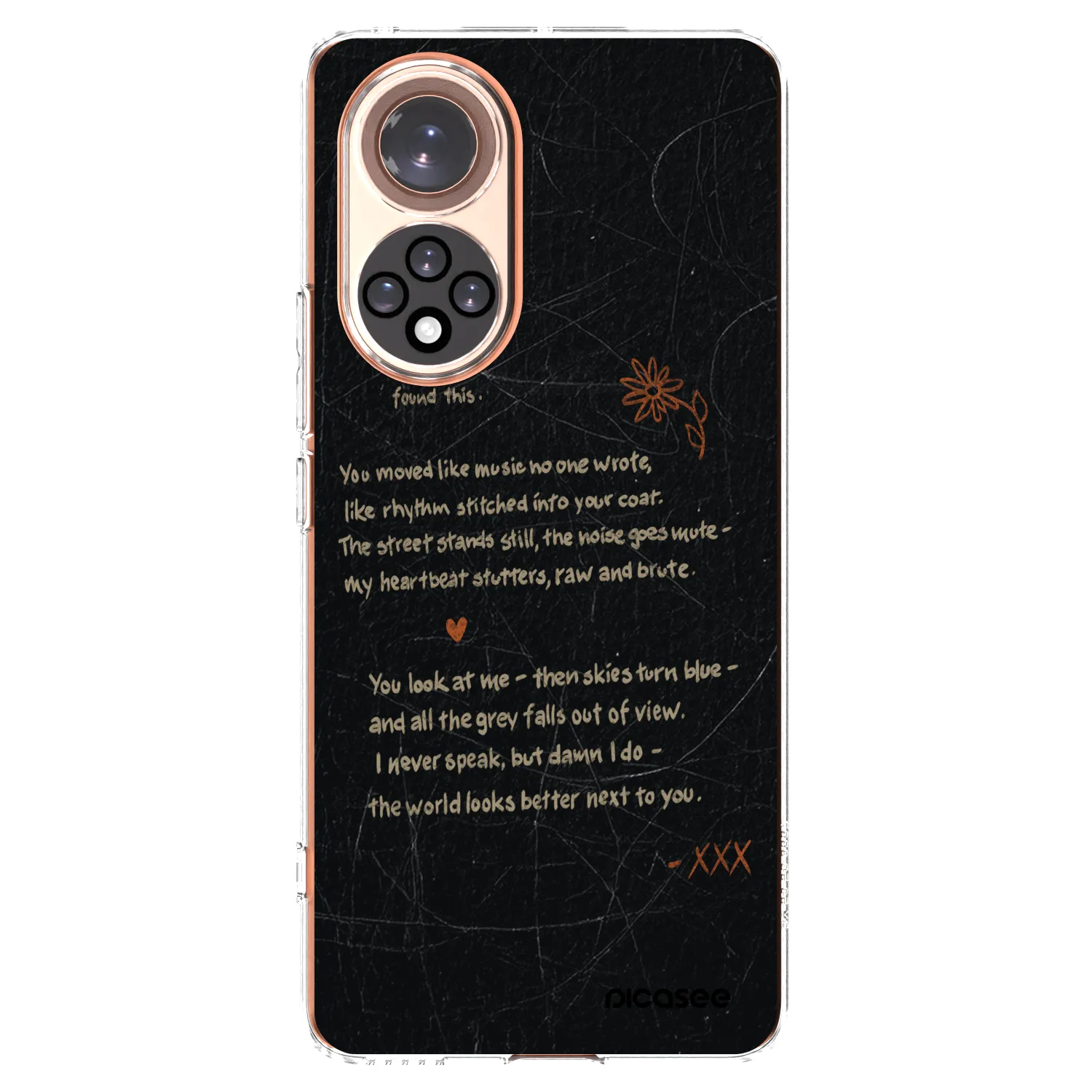Picasee Honor 50 5G Hülle - Transparentes Silikon - POET