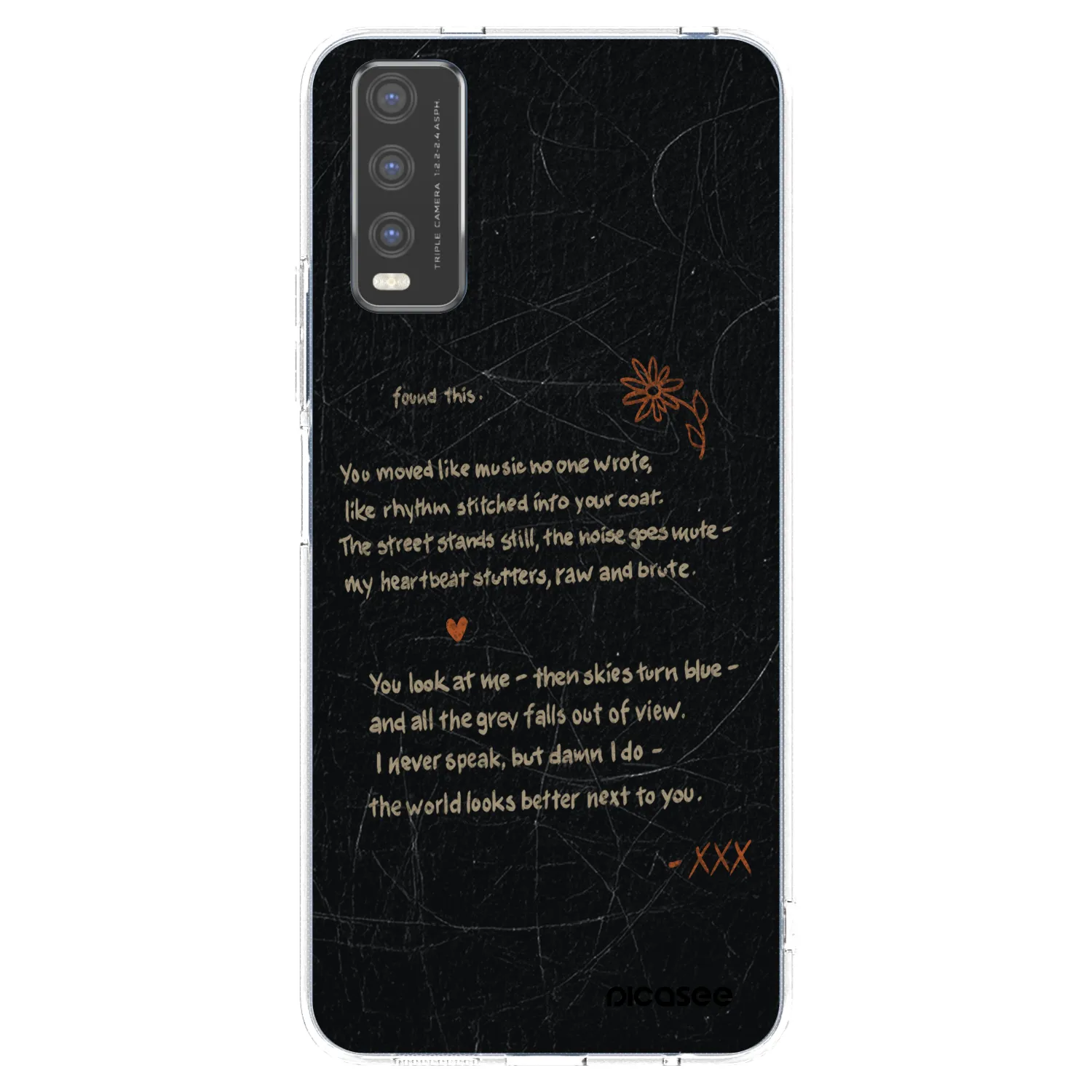 Picasee Vivo Y20s Hülle - Transparentes Silikon - POET
