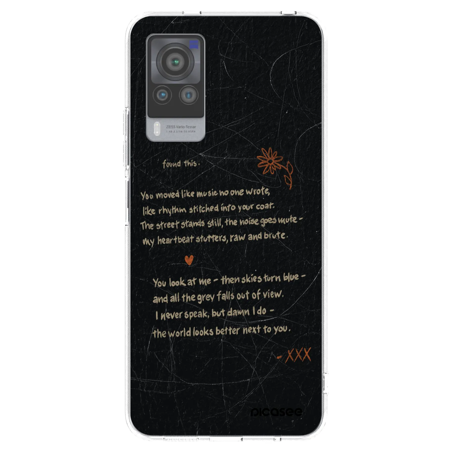 Picasee Vivo X60 Pro 5G Hülle - Transparentes Silikon - POET