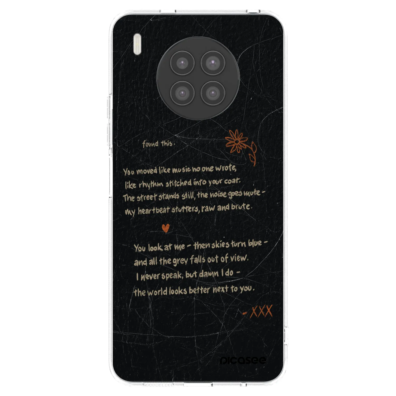 Picasee Huawei Nova 8i Hülle - Transparentes Silikon - POET