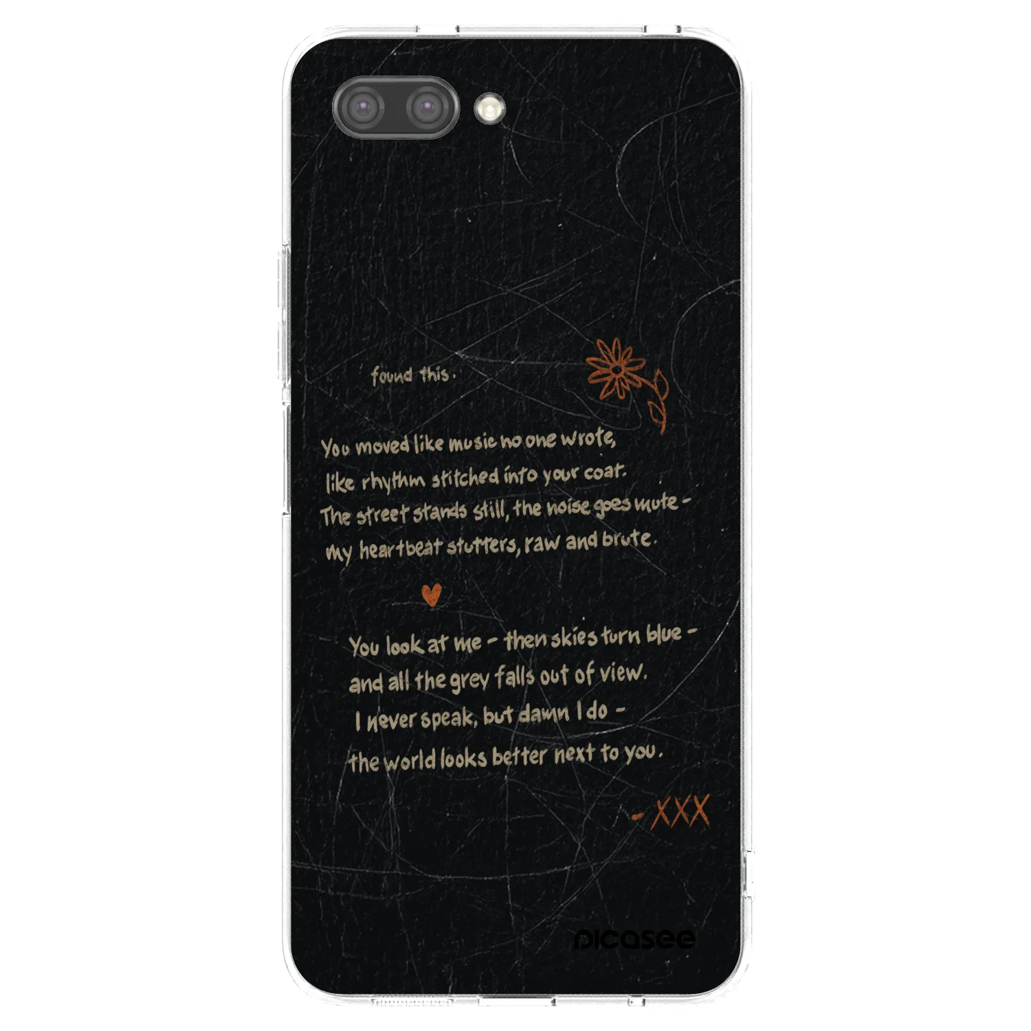 Picasee Honor 10 Hülle - Transparentes Silikon - POET