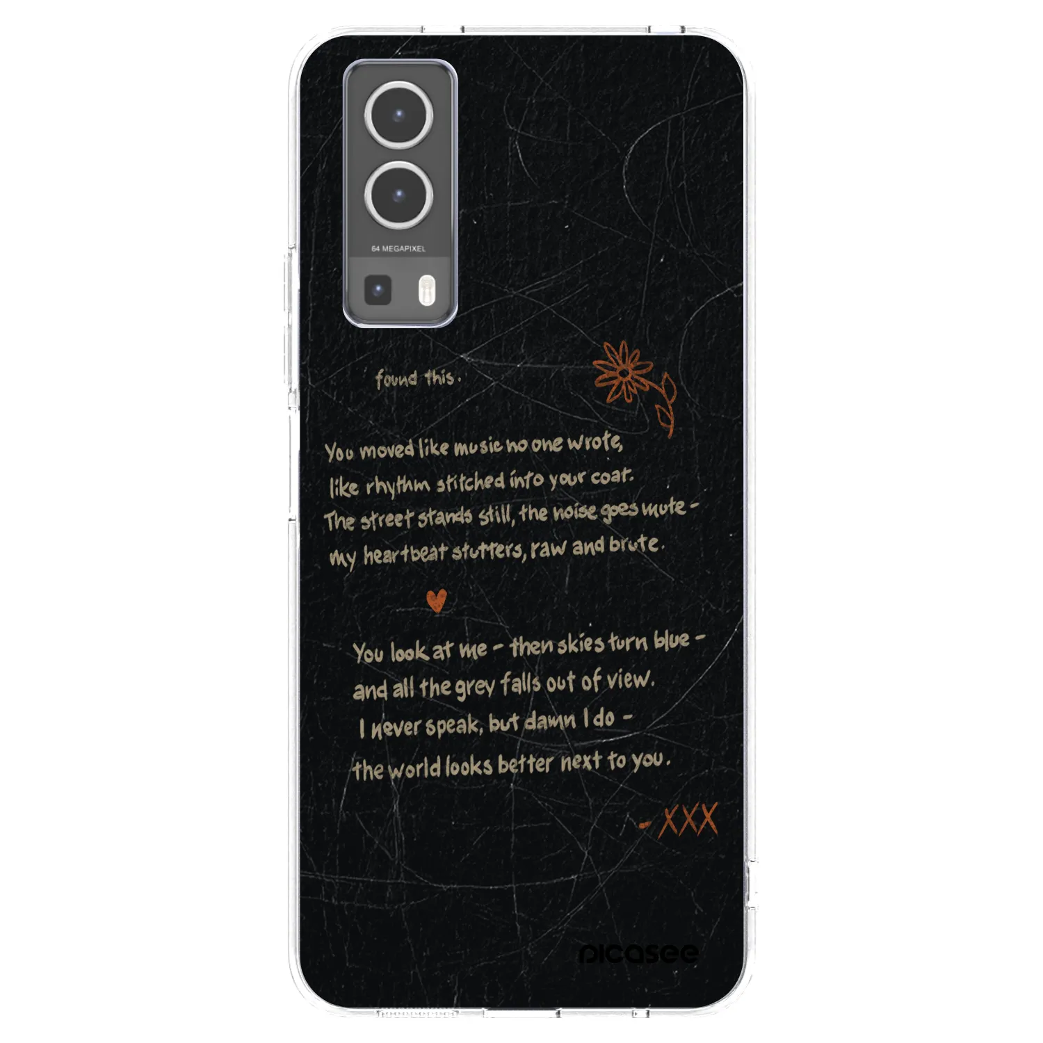 Picasee Vivo Y72 5G Hülle - Transparentes Silikon - POET