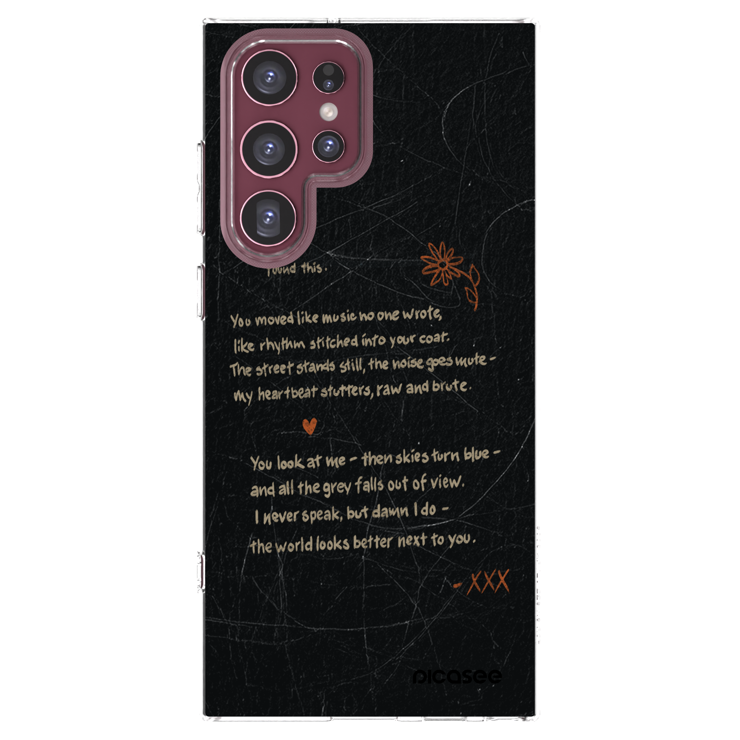 Picasee Samsung Galaxy S22 Ultra 5G Hülle - Transparentes Silikon - POET