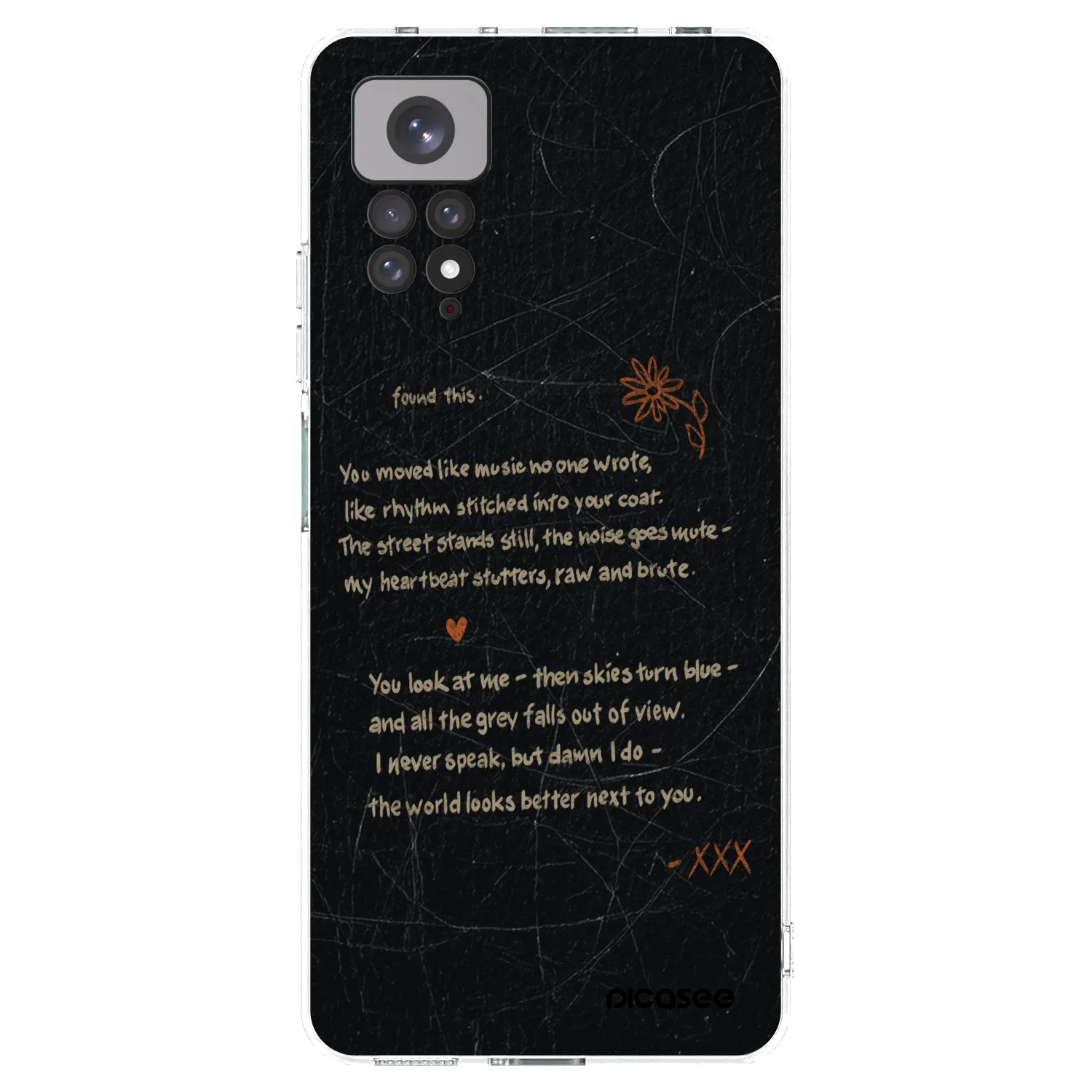Picasee Xiaomi Redmi Note 11S 4G Hülle - Transparentes Silikon - POET