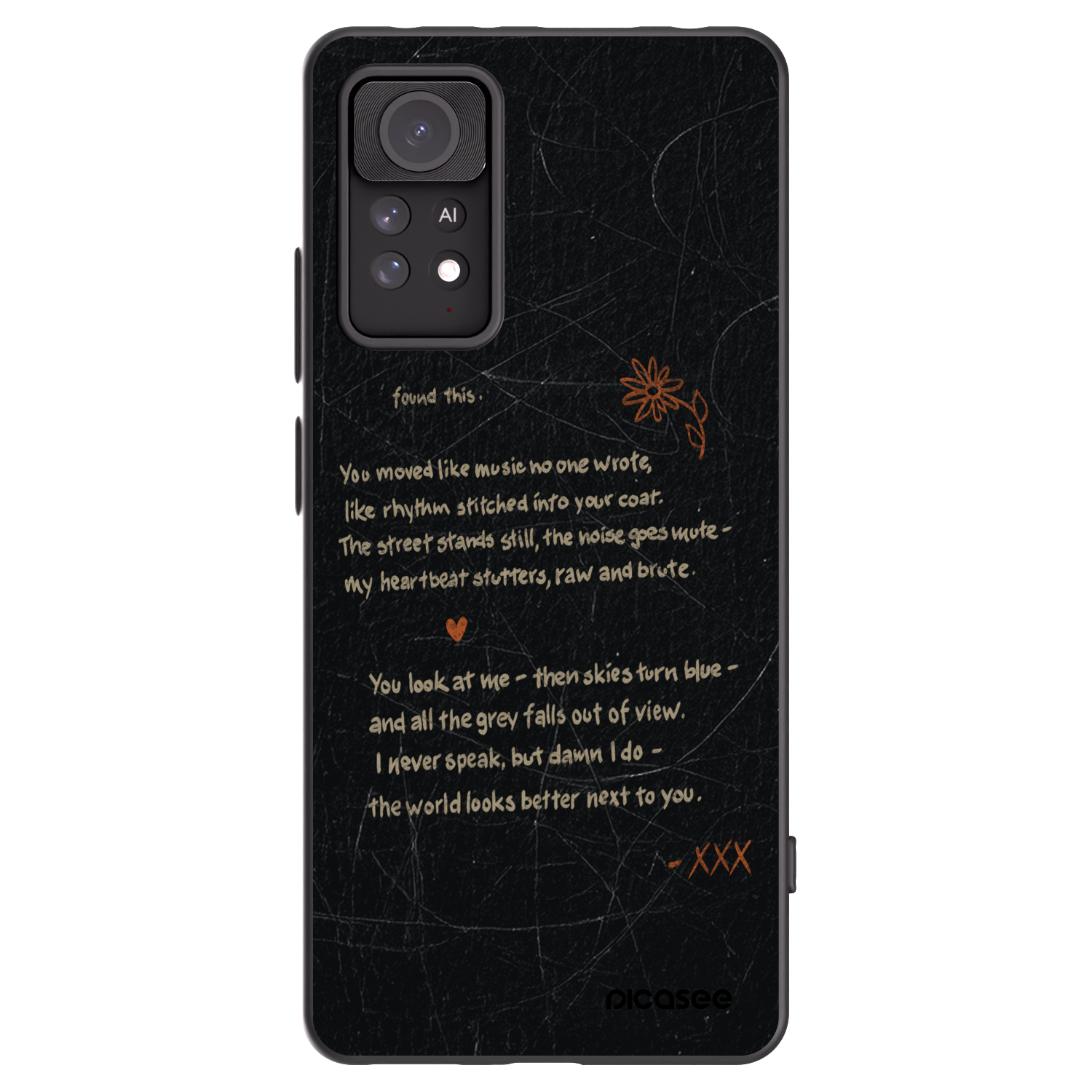 Picasee Xiaomi Redmi Note 11 Pro 5G Hülle - Schwarzes Silikon - POET