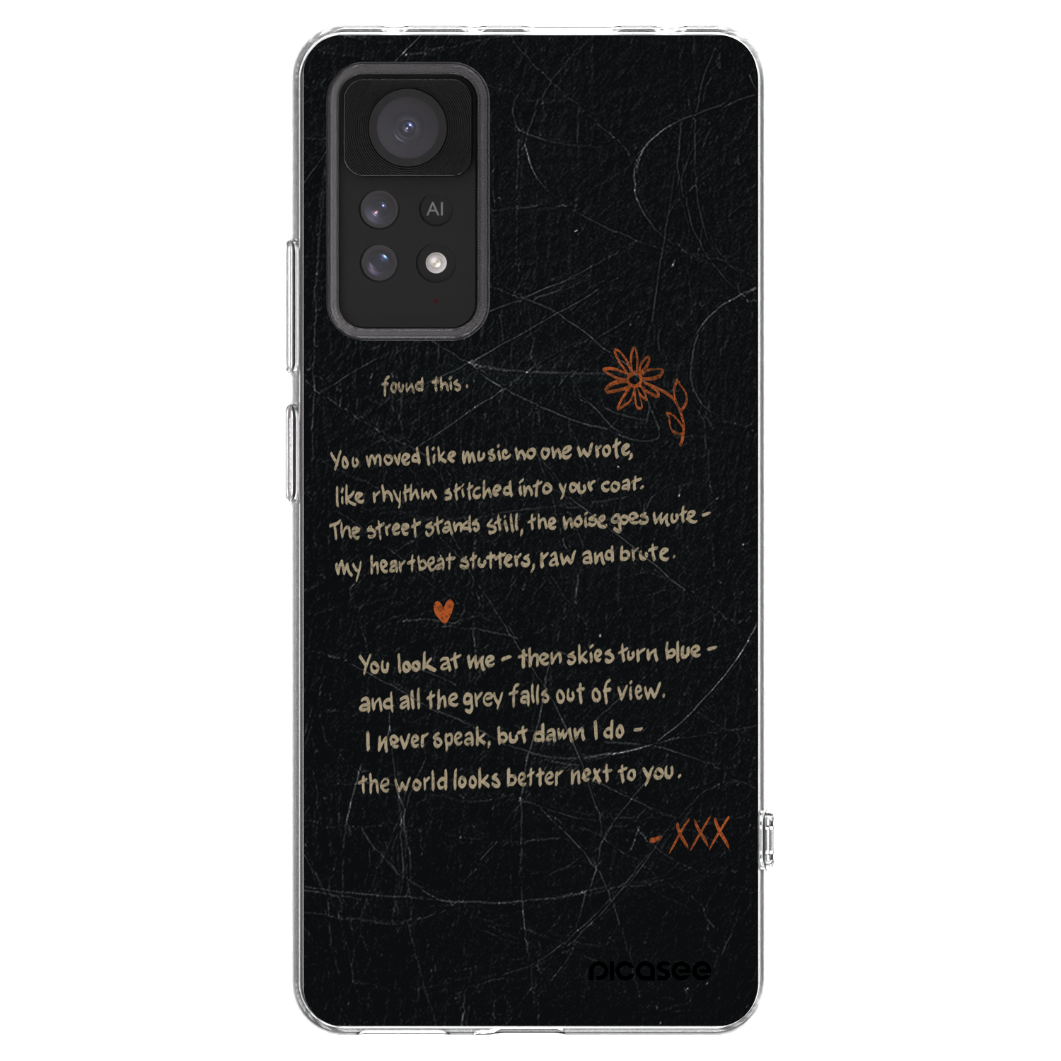 Picasee Xiaomi Redmi Note 11 Pro 5G Hülle - Transparentes Silikon - POET
