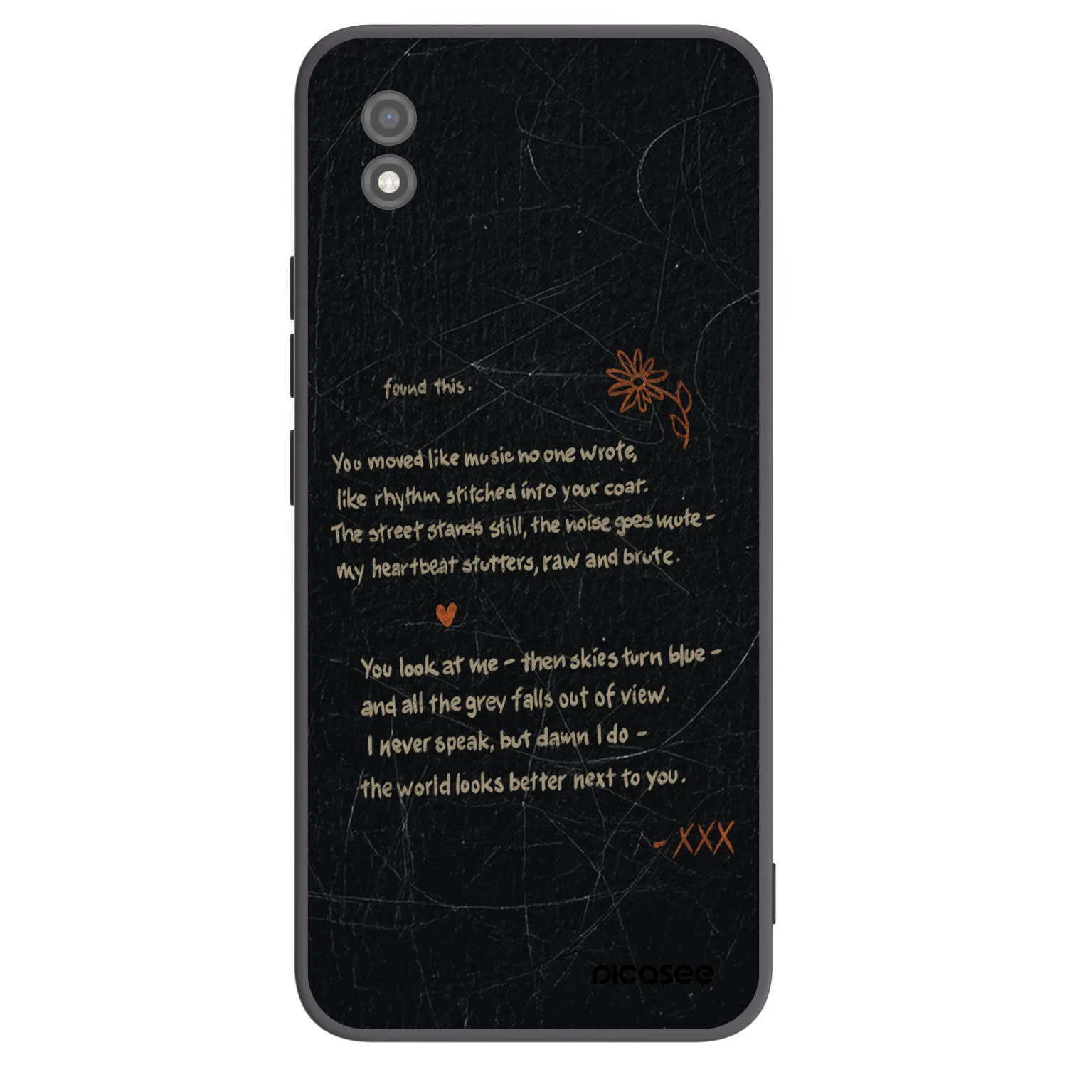 Picasee Realme C11 (2021) Hülle - Schwarzes Silikon - POET