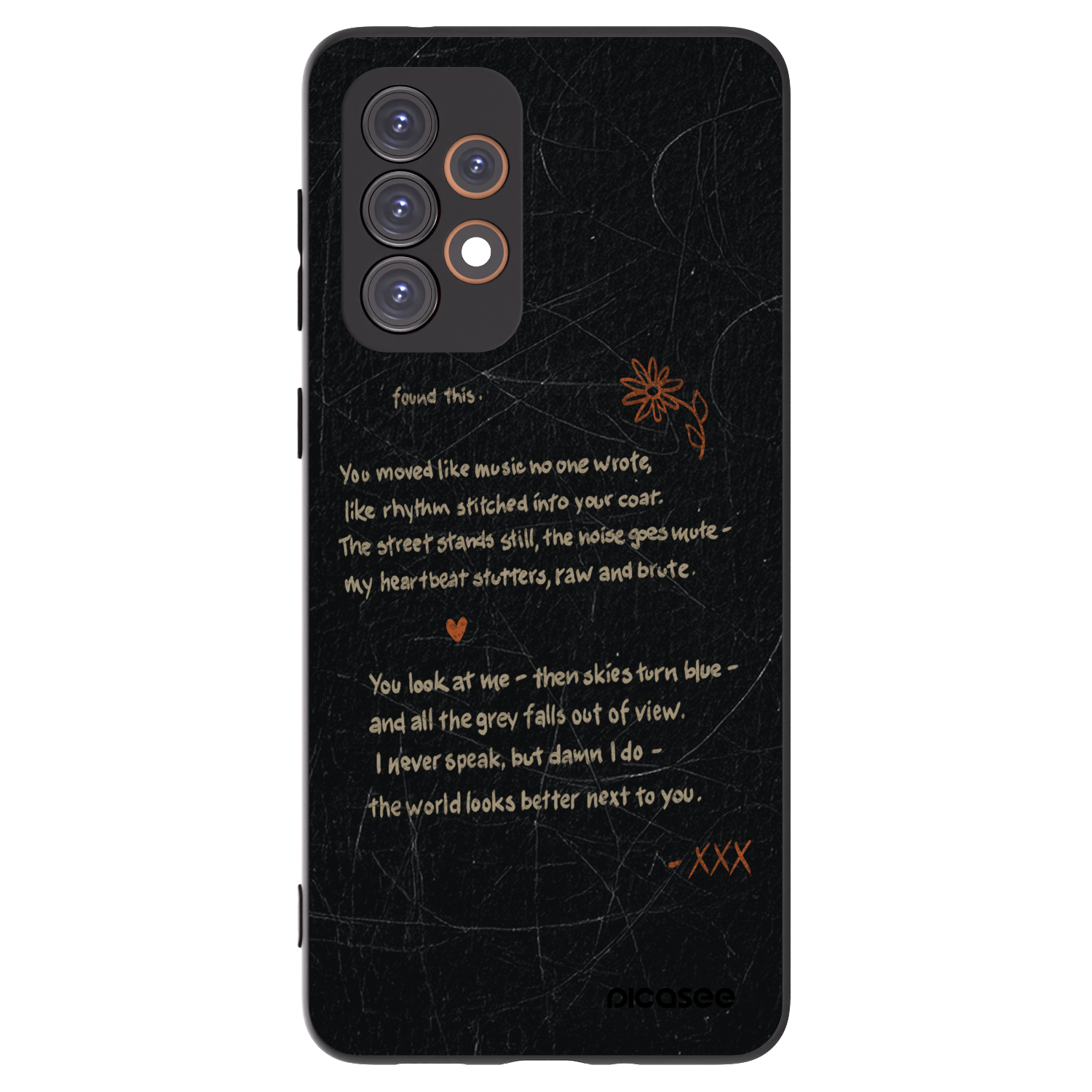 Picasee Samsung Galaxy A33 5G A336 Hülle - Schwarzes Silikon - POET