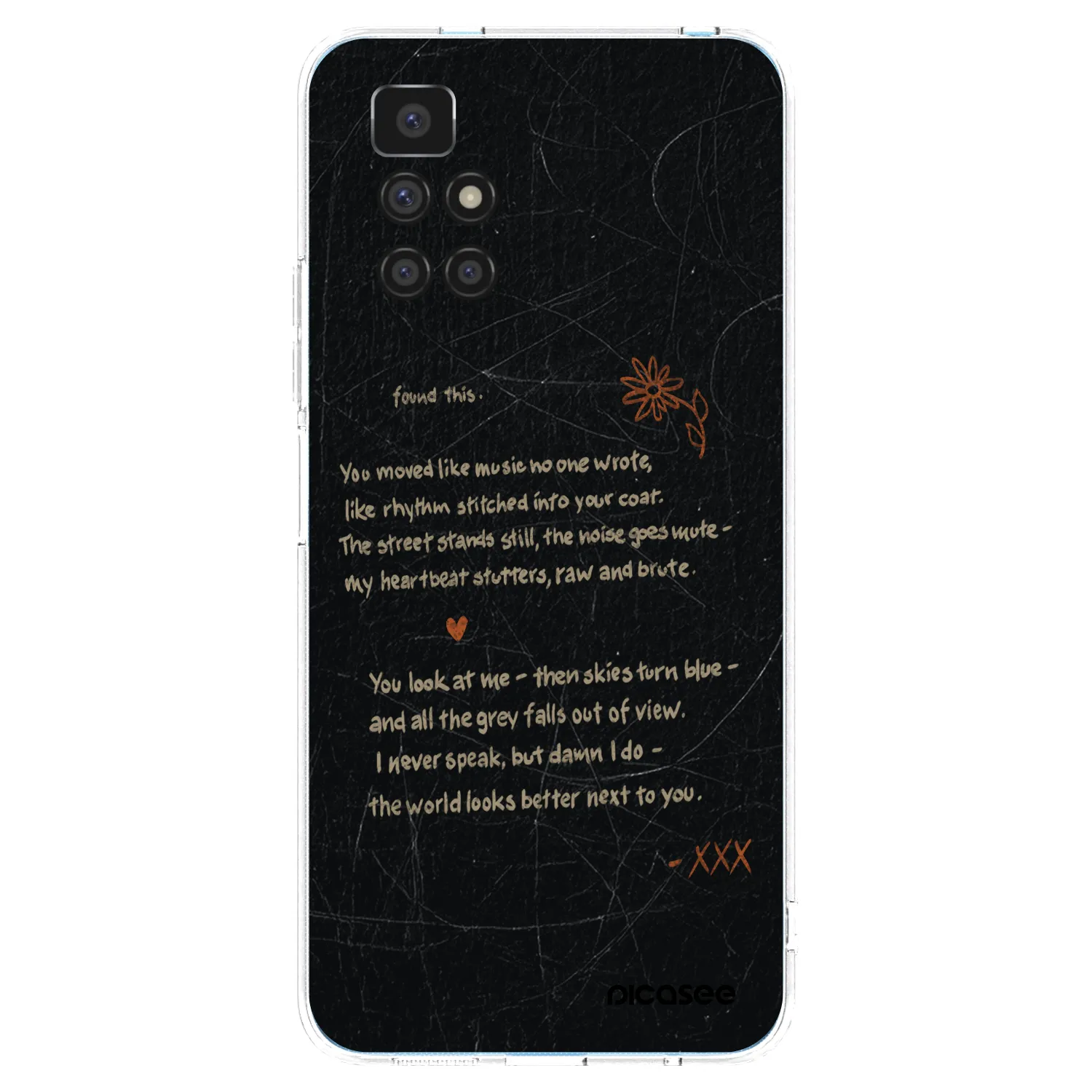 Picasee Xiaomi Redmi 10 (2022) Hülle - Transparentes Silikon - POET
