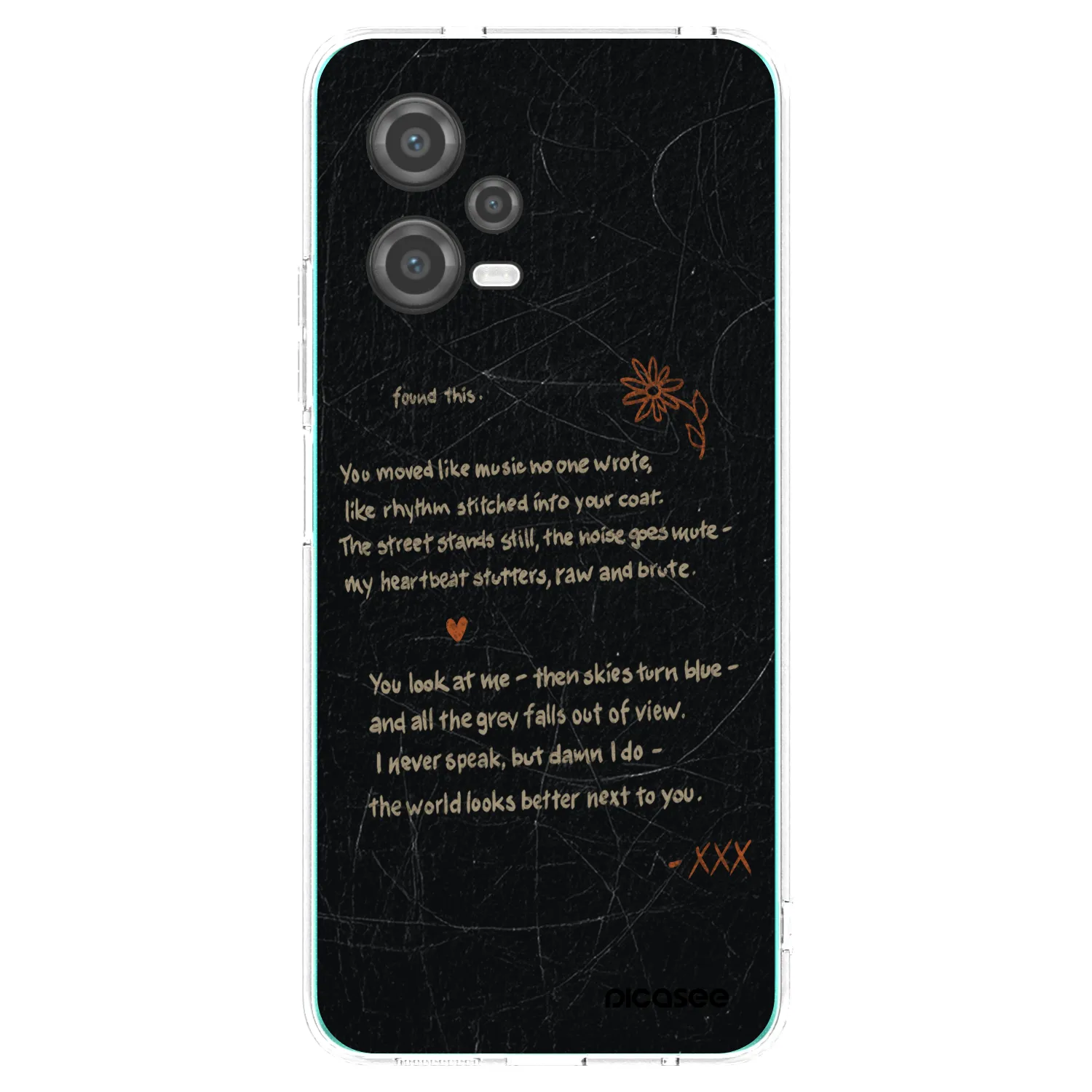Picasee Xiaomi Poco X5 Hülle - Transparentes Silikon - POET