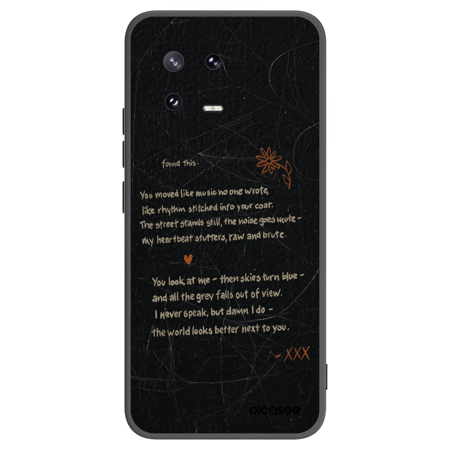 Picasee Xiaomi 13 Pro Hülle - Schwarzes Silikon - POET