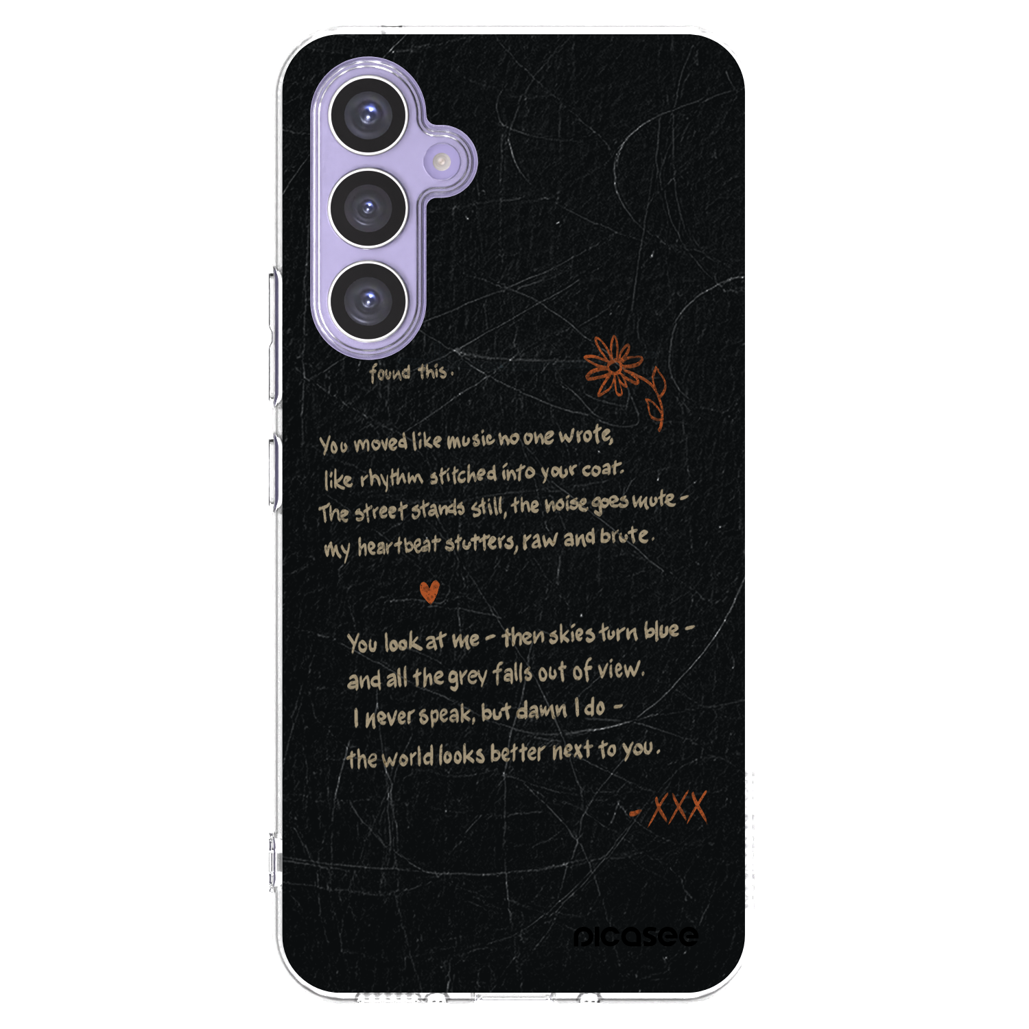 Picasee Samsung Galaxy A54 5G A546B Hülle - Transparentes Silikon - POET