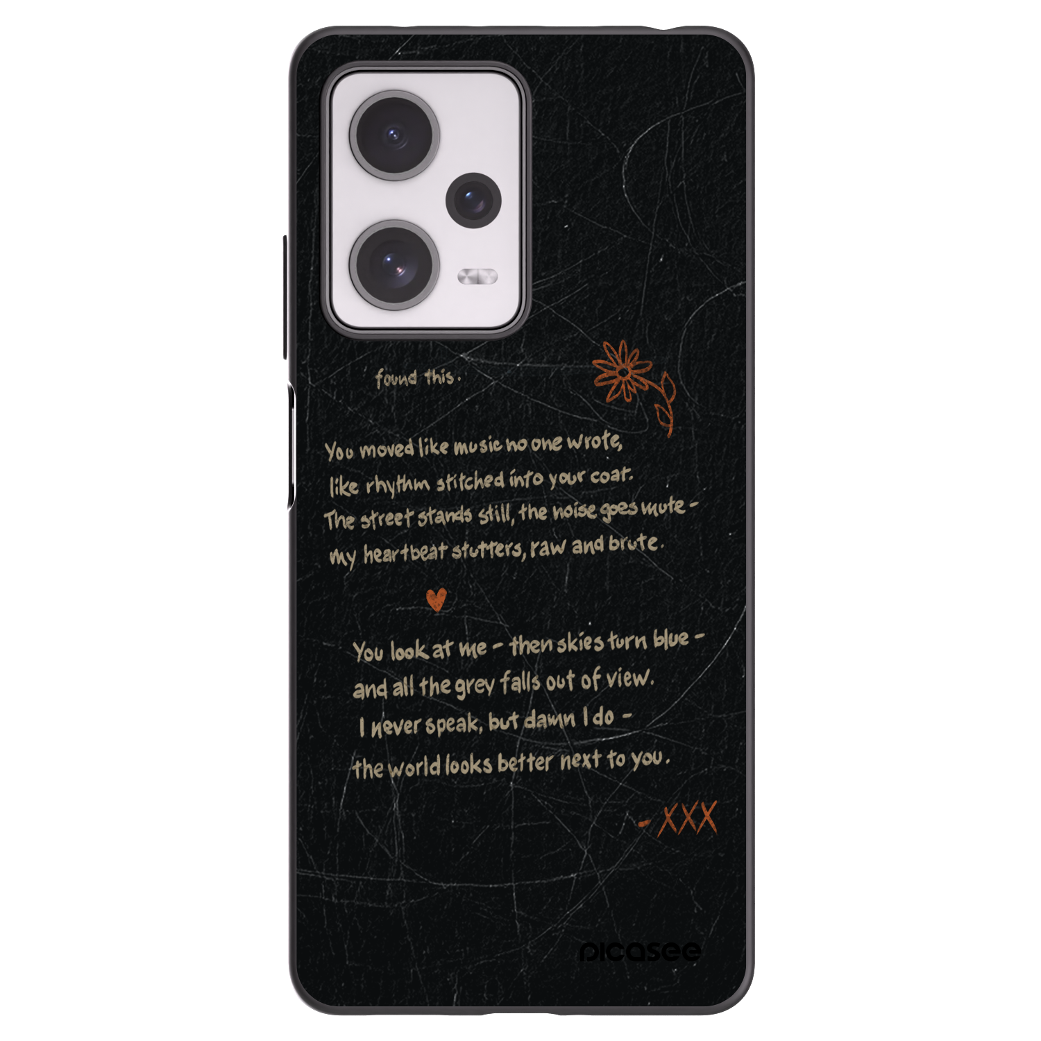 Picasee Xiaomi Redmi Note 12 Pro+ 5G Hülle - Schwarzes Silikon - POET