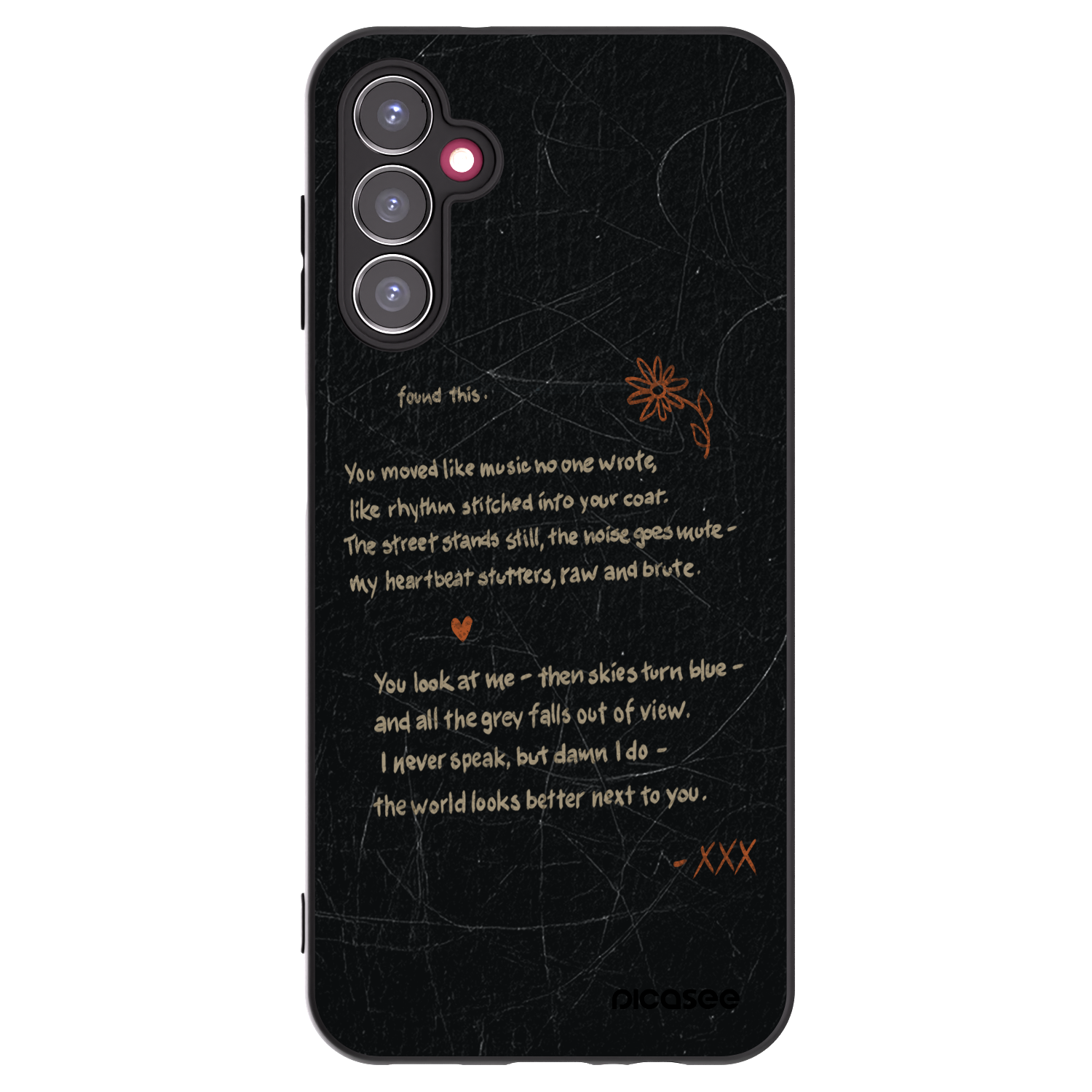 Picasee Samsung Galaxy A14 5G A146P Hülle - Schwarzes Silikon - POET
