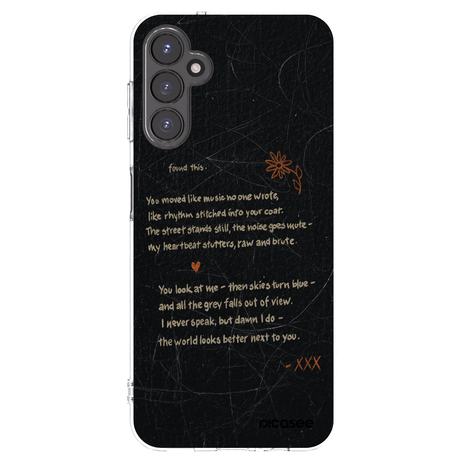Picasee Samsung Galaxy A14 5G A146P Hülle - Transparentes Silikon - POET
