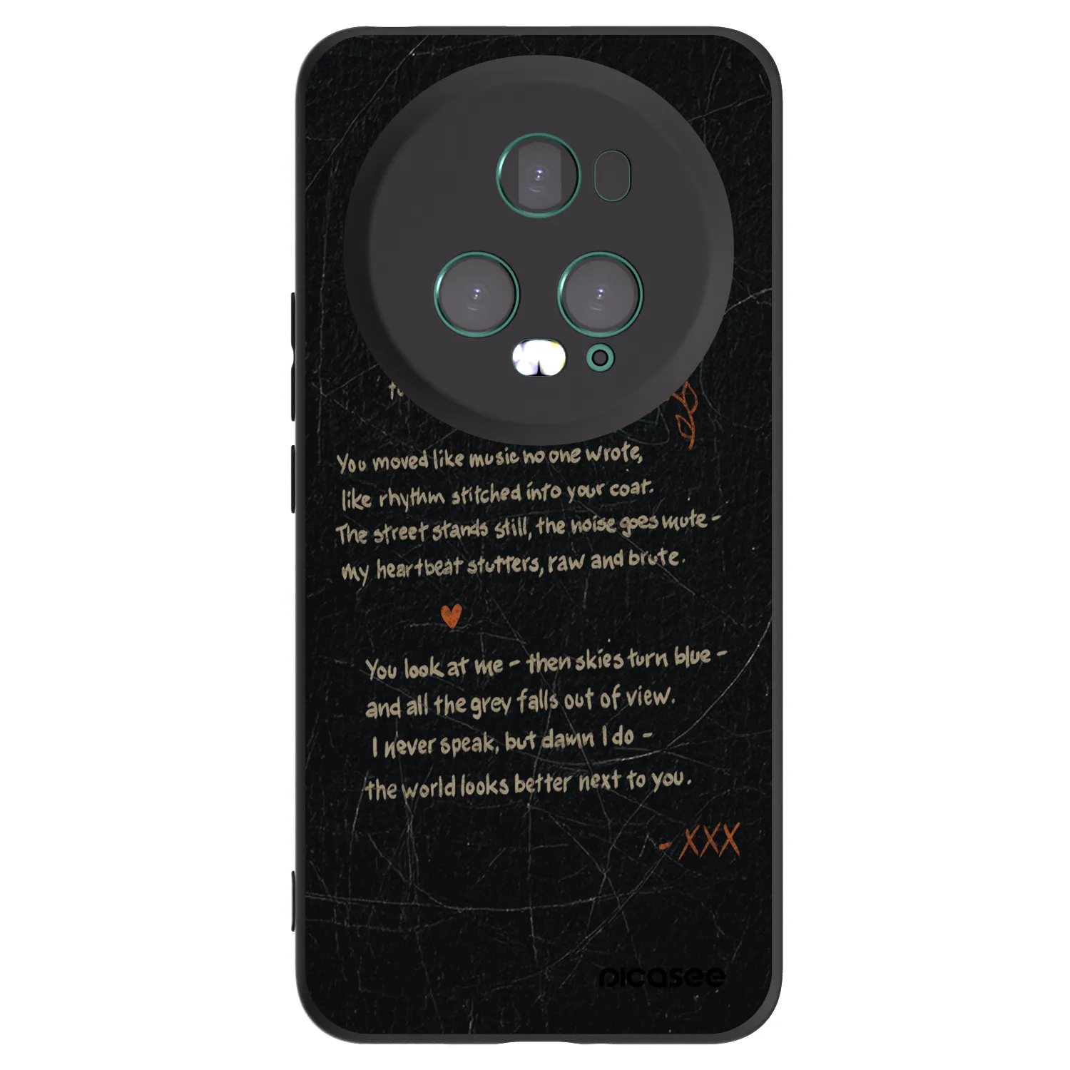 Picasee Honor Magic5 Pro Hülle - Schwarzes Silikon - POET