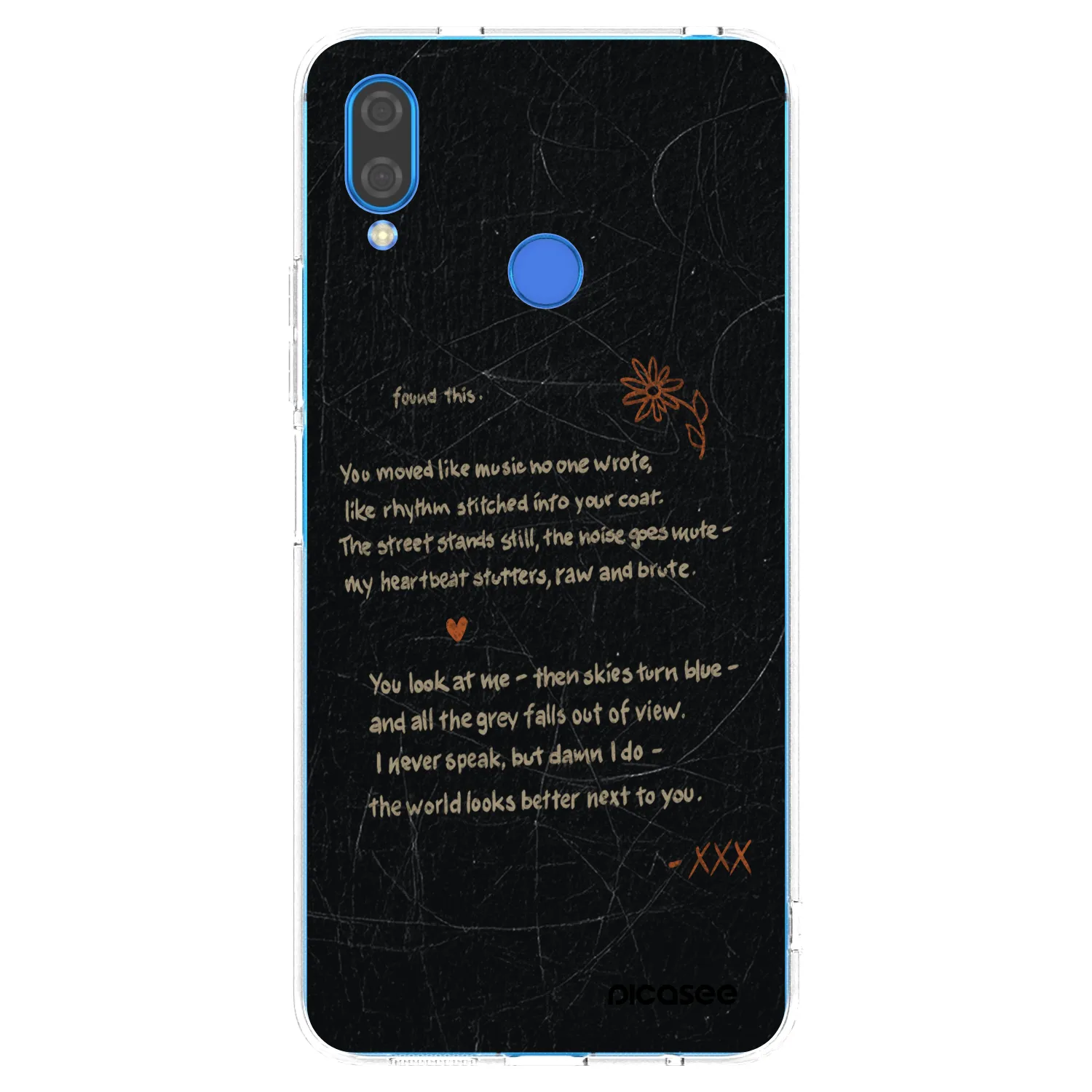 Picasee Huawei Nova 3 Hülle - Transparentes Silikon - POET