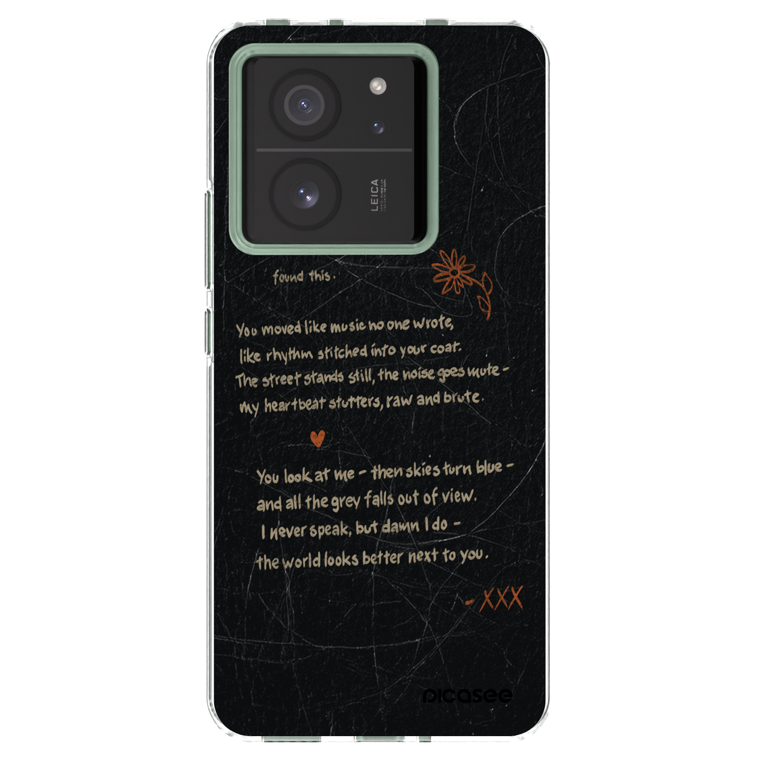 Picasee Xiaomi 13T Hülle - Transparentes Silikon - POET