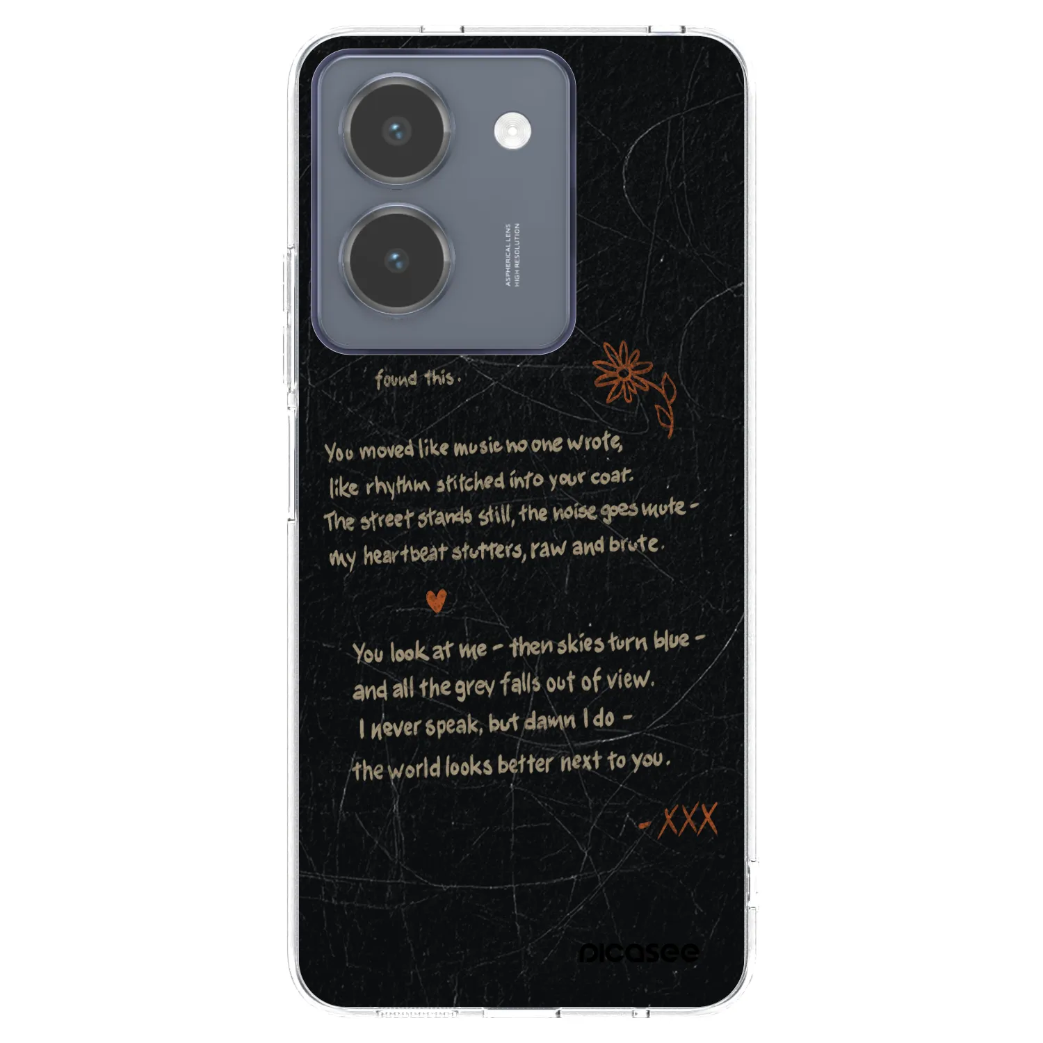 Picasee Vivo Y36 4G Hülle - Transparentes Silikon - POET