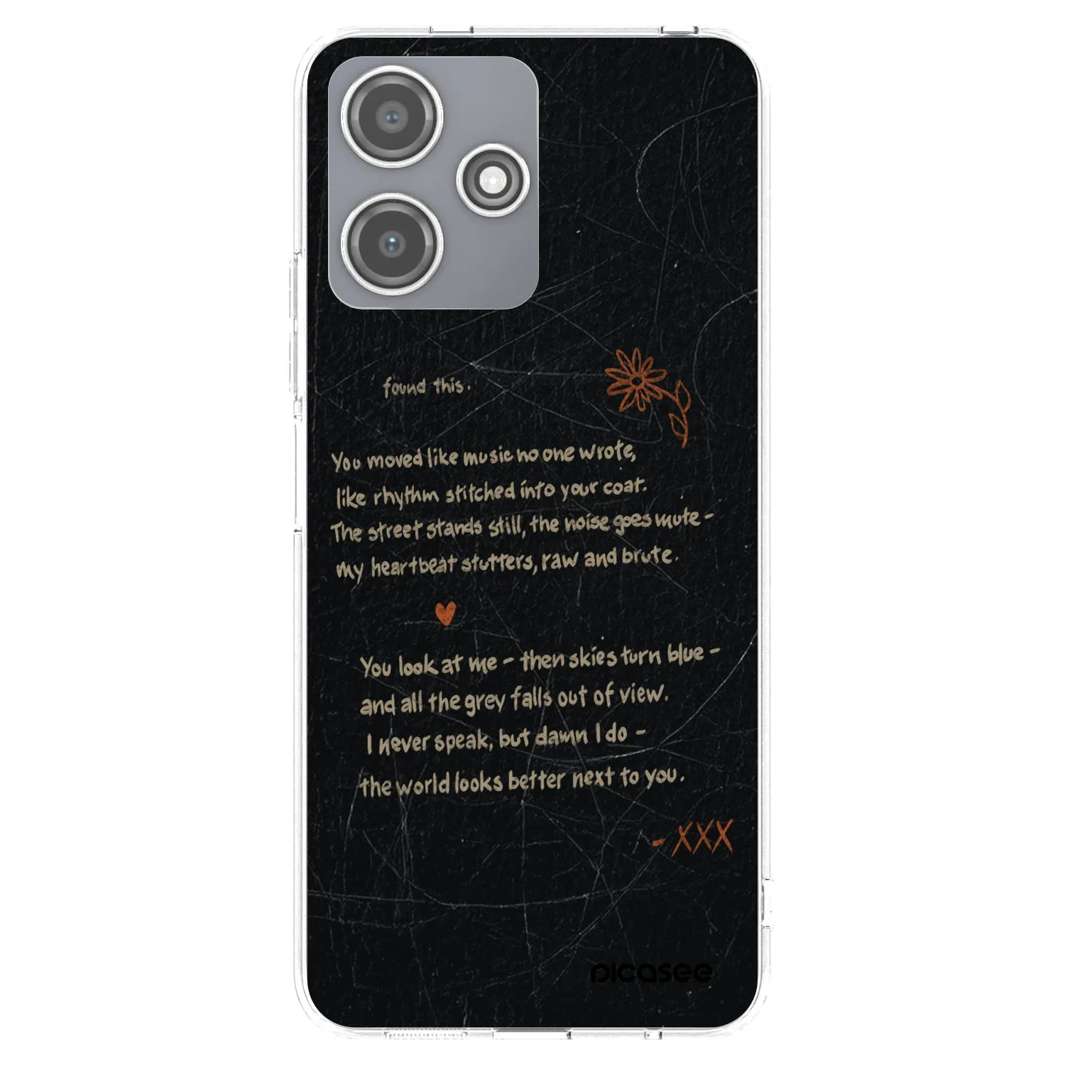 Picasee Xiaomi Redmi 12 5G Hülle - Transparentes Silikon - POET