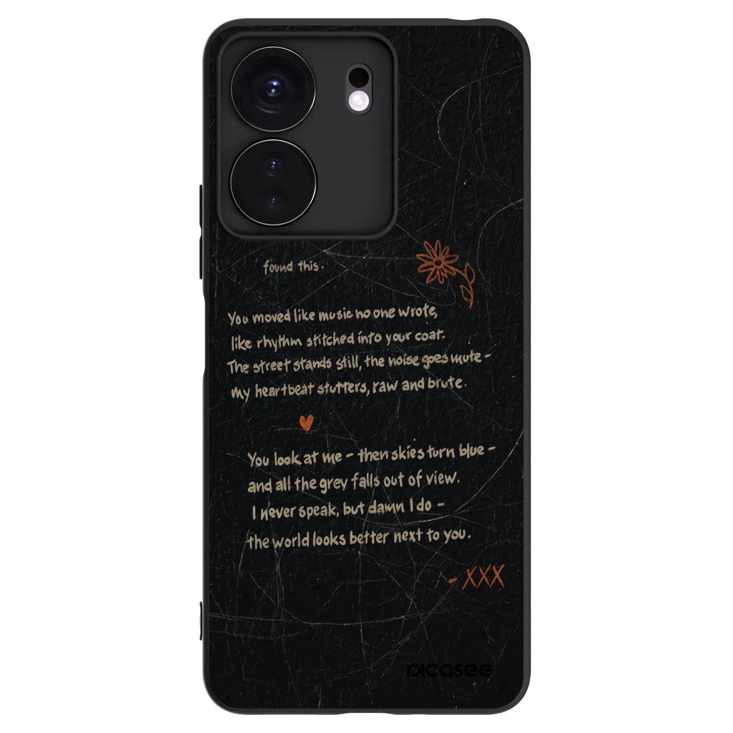 Picasee Xiaomi Redmi 13C 4G Hülle - Schwarzes Silikon - POET