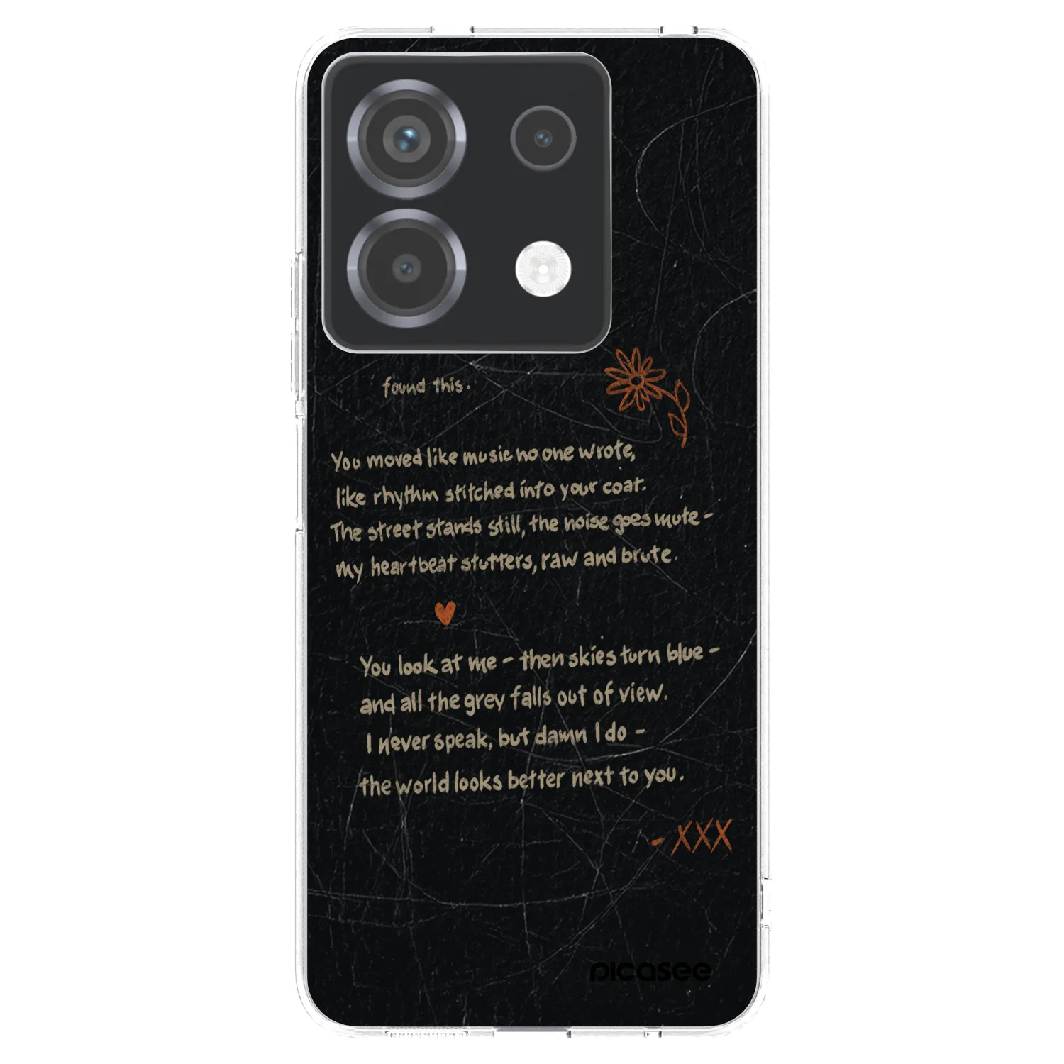 Picasee Xiaomi Poco X6 Hülle - Transparentes Silikon - POET
