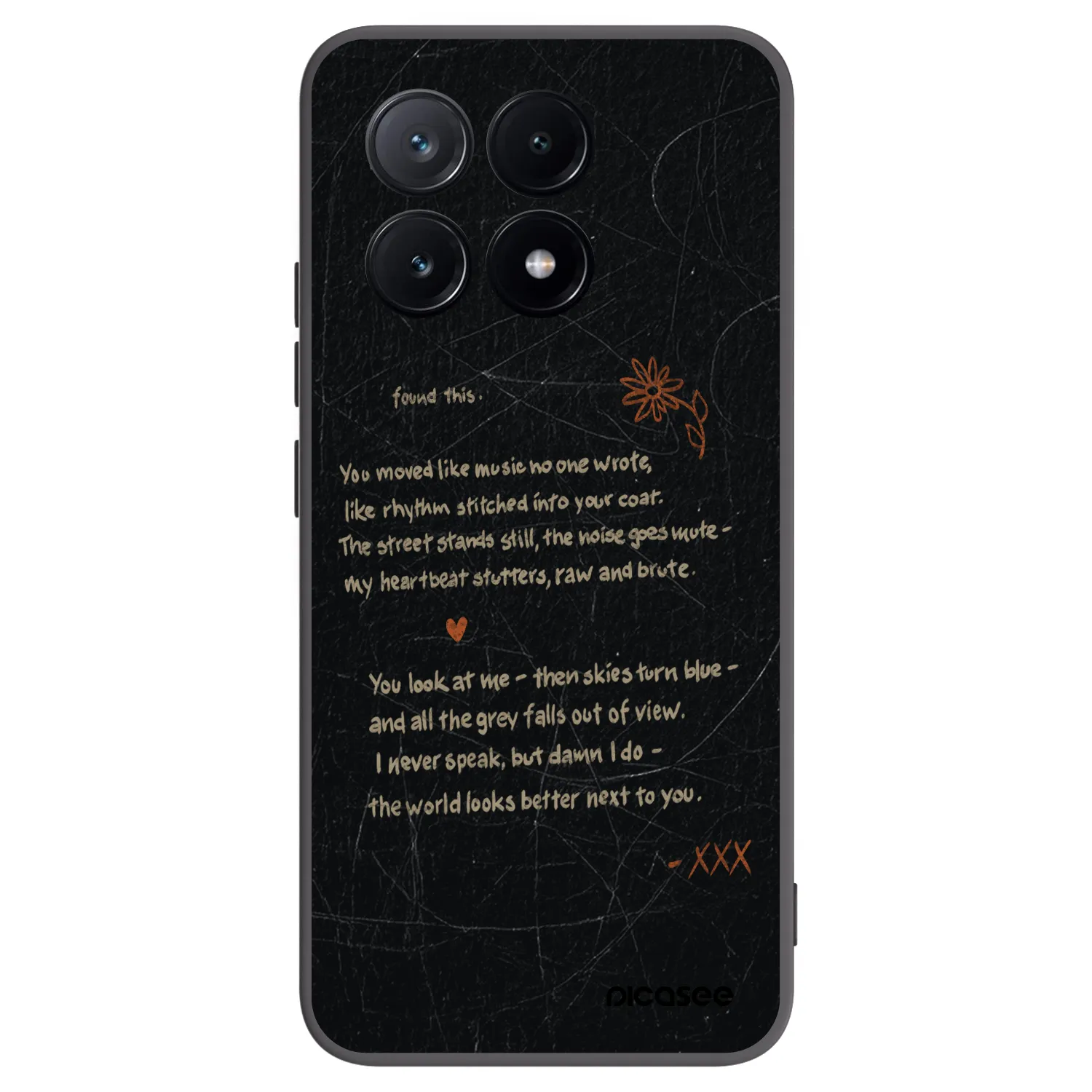 Picasee Xiaomi Poco X6 Pro Hülle - Schwarzes Silikon - POET