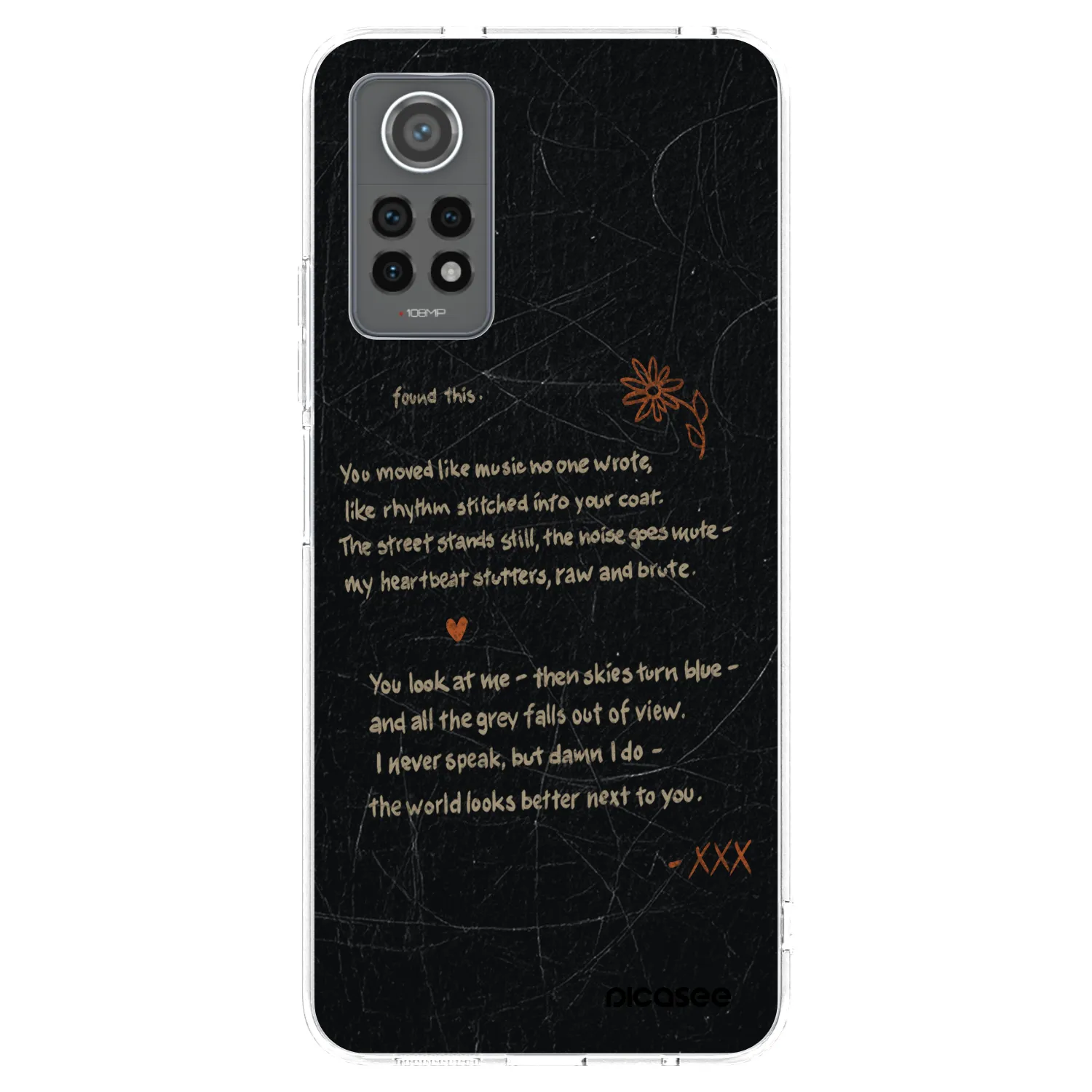 Picasee Xiaomi Redmi Note 12 Pro 4G Hülle - Transparentes Silikon - POET