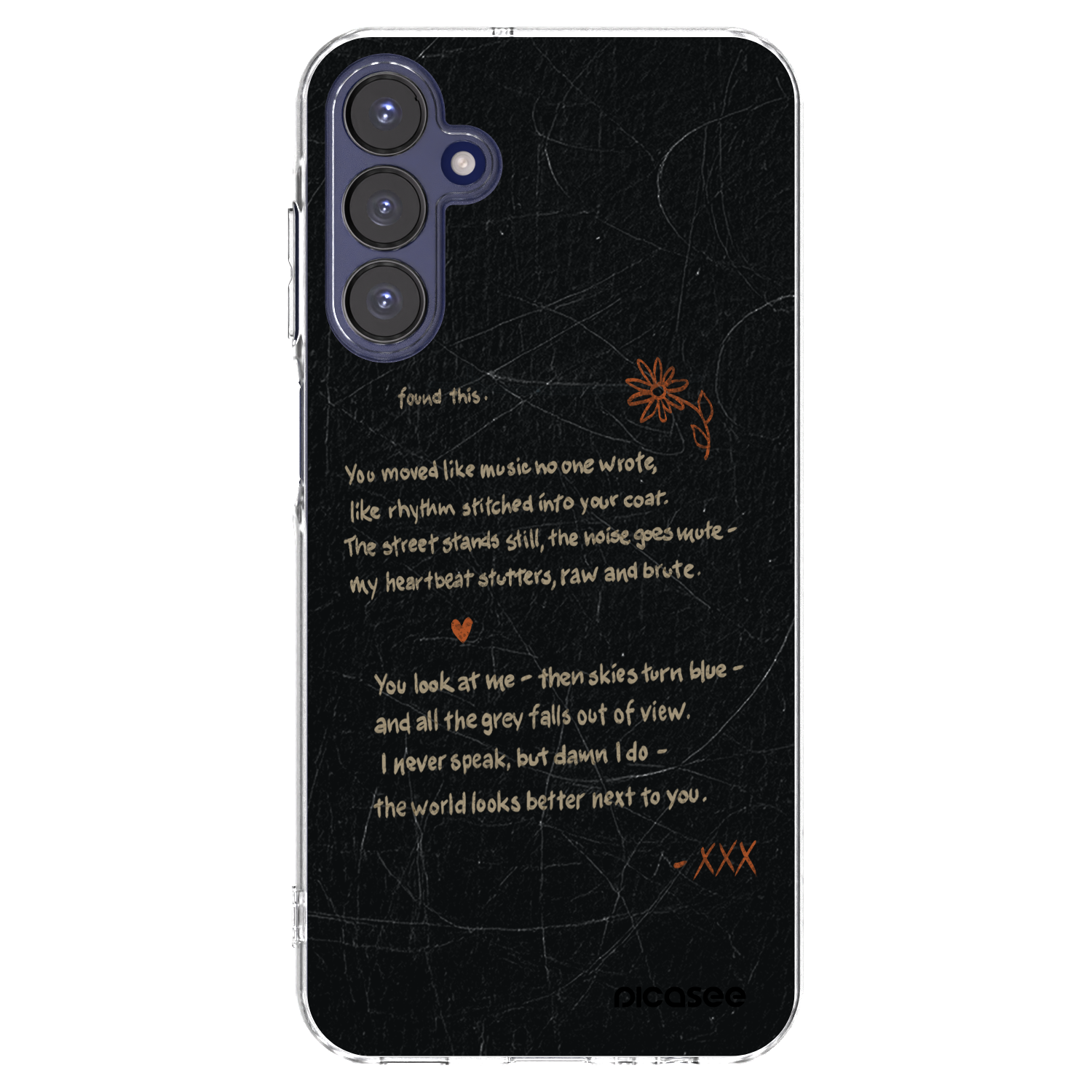 Picasee Samsung Galaxy A15 A155F 4G Hülle - Transparentes Silikon - POET