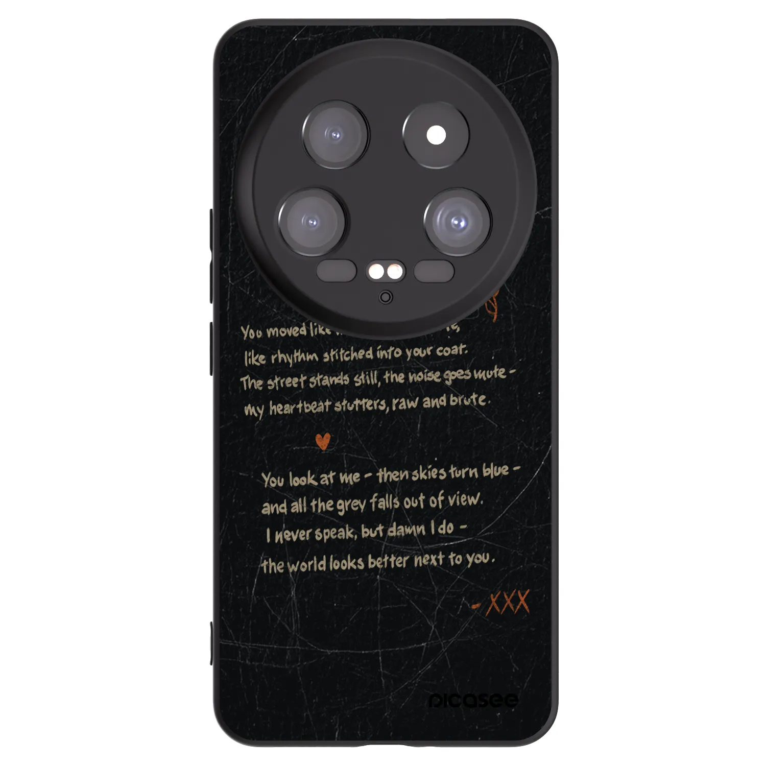 Picasee Xiaomi 14 Ultra Hülle - Schwarzes Silikon - POET