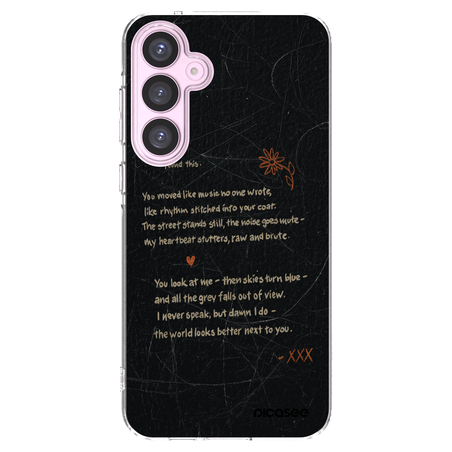 Picasee Samsung Galaxy A55 5G A556B Hülle - Transparentes Silikon - POET