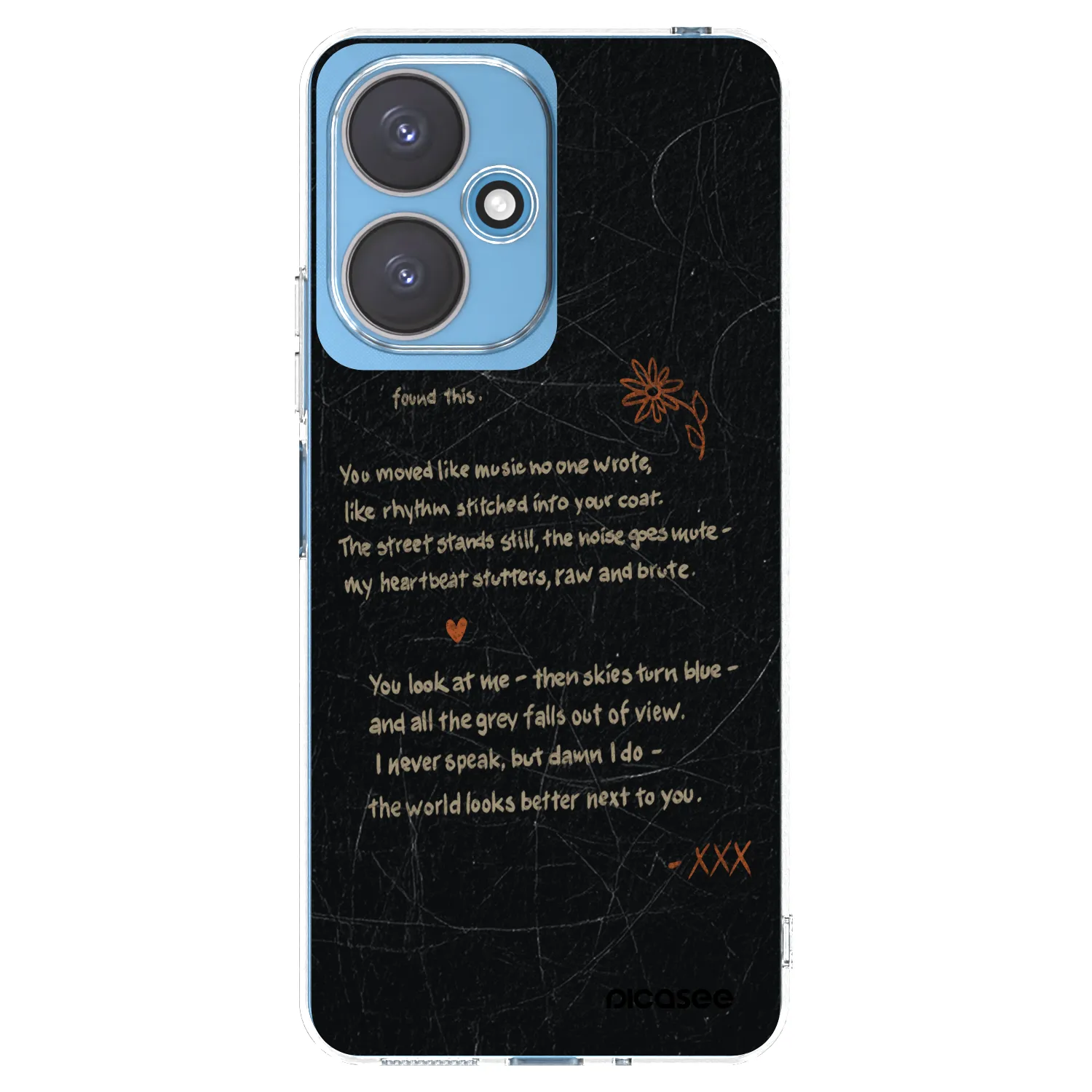 Picasee Xiaomi Redmi 13C 5G Hülle - Transparentes Silikon - POET