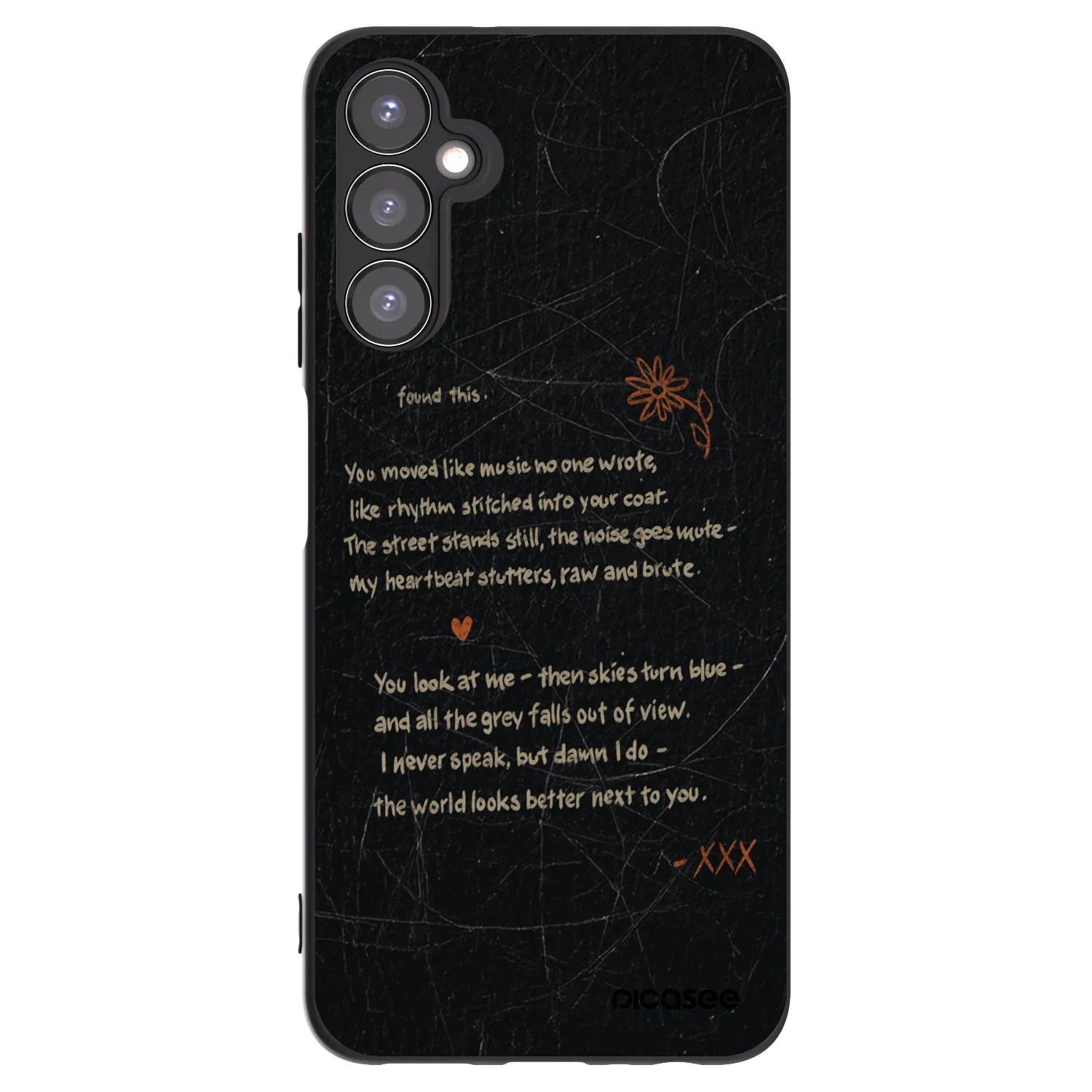 Picasee Samsung Galaxy A05s A057G Hülle - Schwarzes Silikon - POET