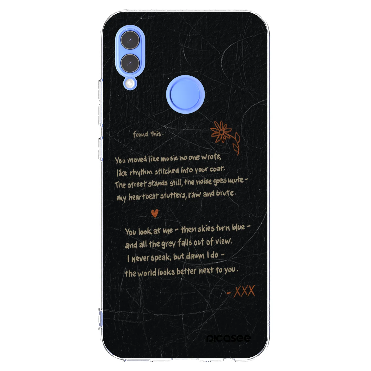Picasee Huawei P Smart 2019 Hülle - Transparentes Silikon - POET
