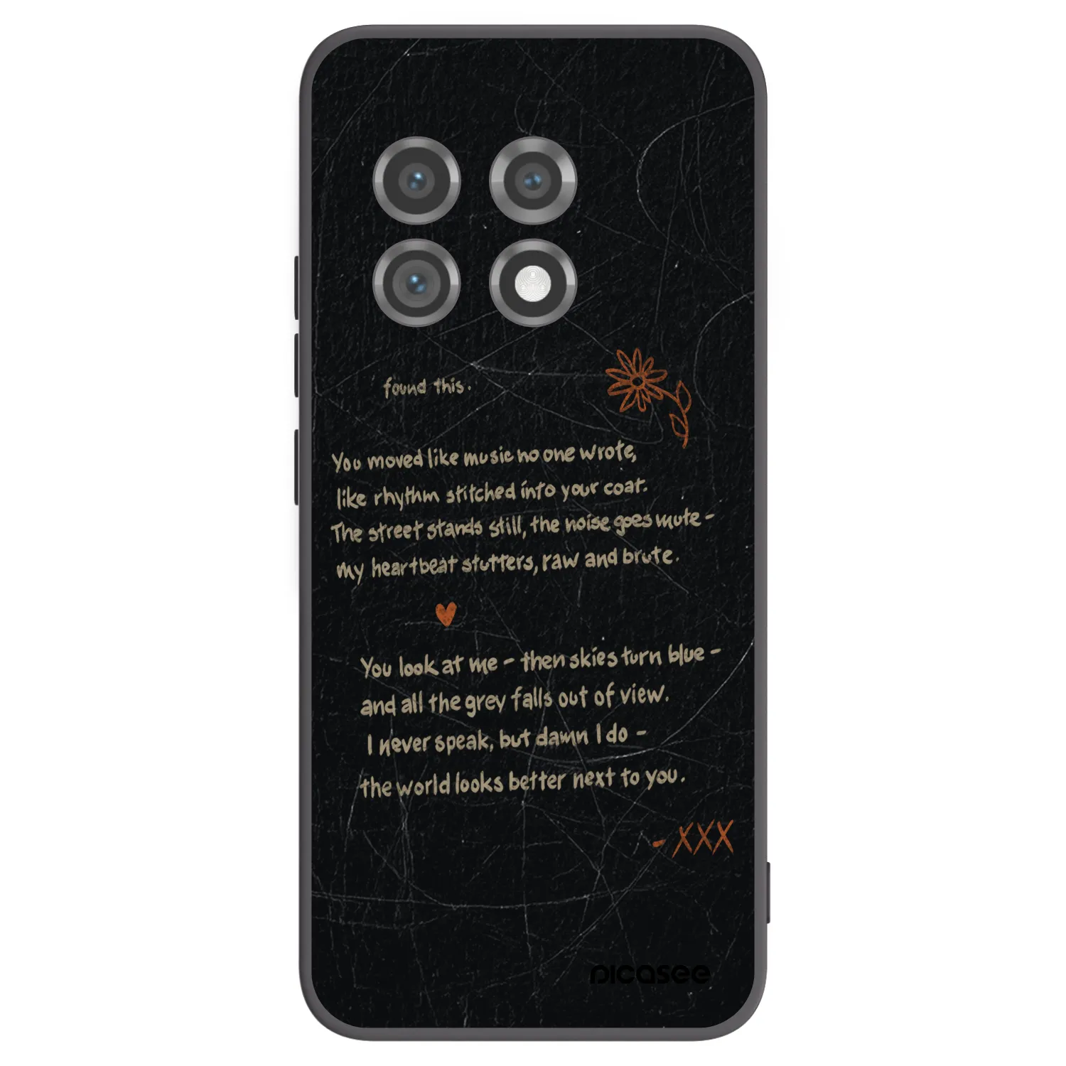 Picasee OnePlus 11 5G Hülle - Schwarzes Silikon - POET