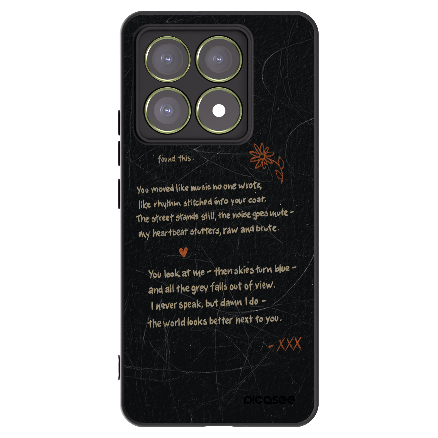 Picasee Xiaomi 14T Hülle - Schwarzes Silikon - POET