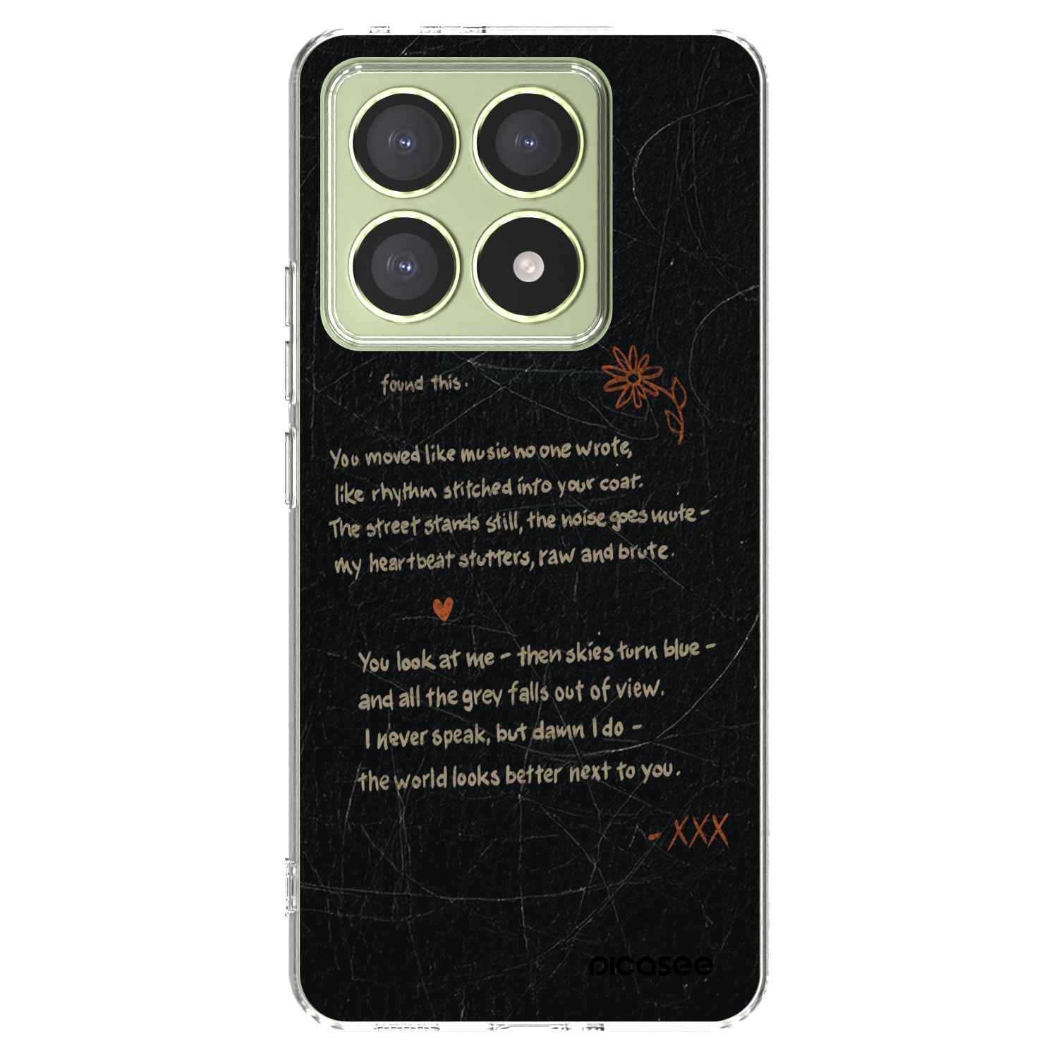 Picasee Xiaomi 14T Hülle - Transparentes Silikon - POET