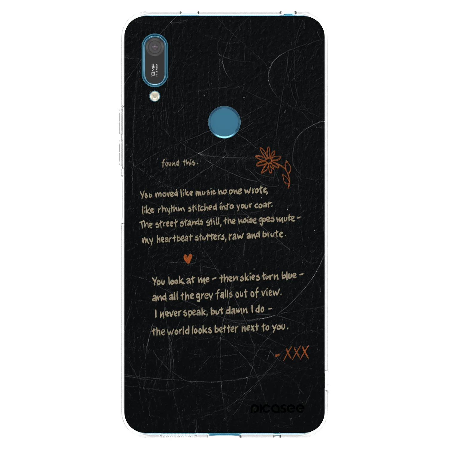 Picasee Huawei Y7 2019 Hülle - Transparentes Silikon - POET