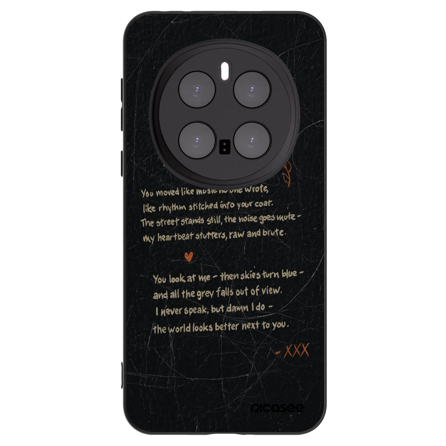 Picasee Honor Magic7 Pro 5G Hülle - Schwarzes Silikon - POET