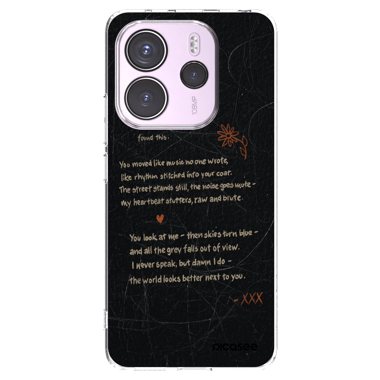 Picasee Xiaomi Redmi Note 14 4G Hülle - Transparentes Silikon - POET