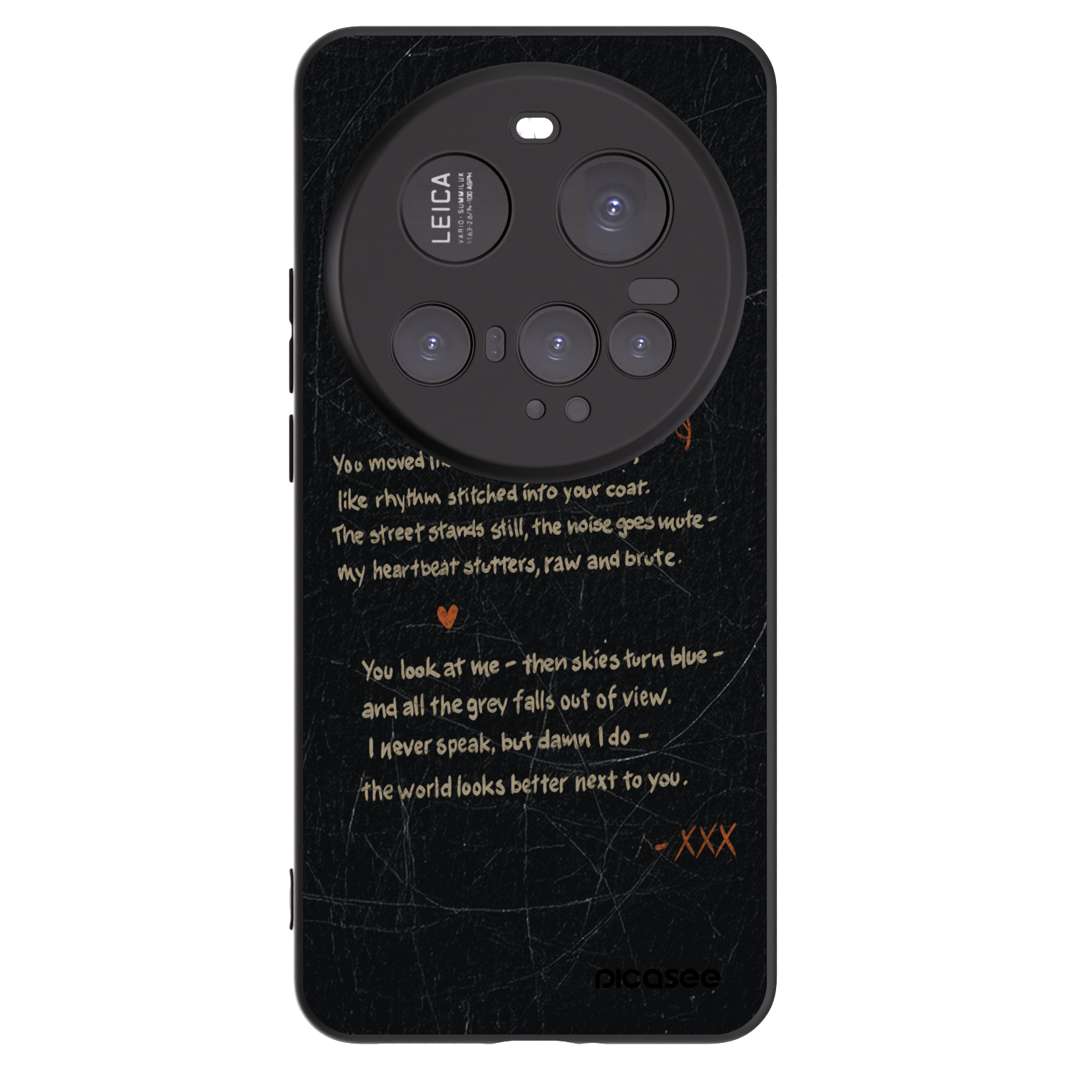 Picasee Xiaomi 15 Ultra Hülle - Schwarzes Silikon - POET