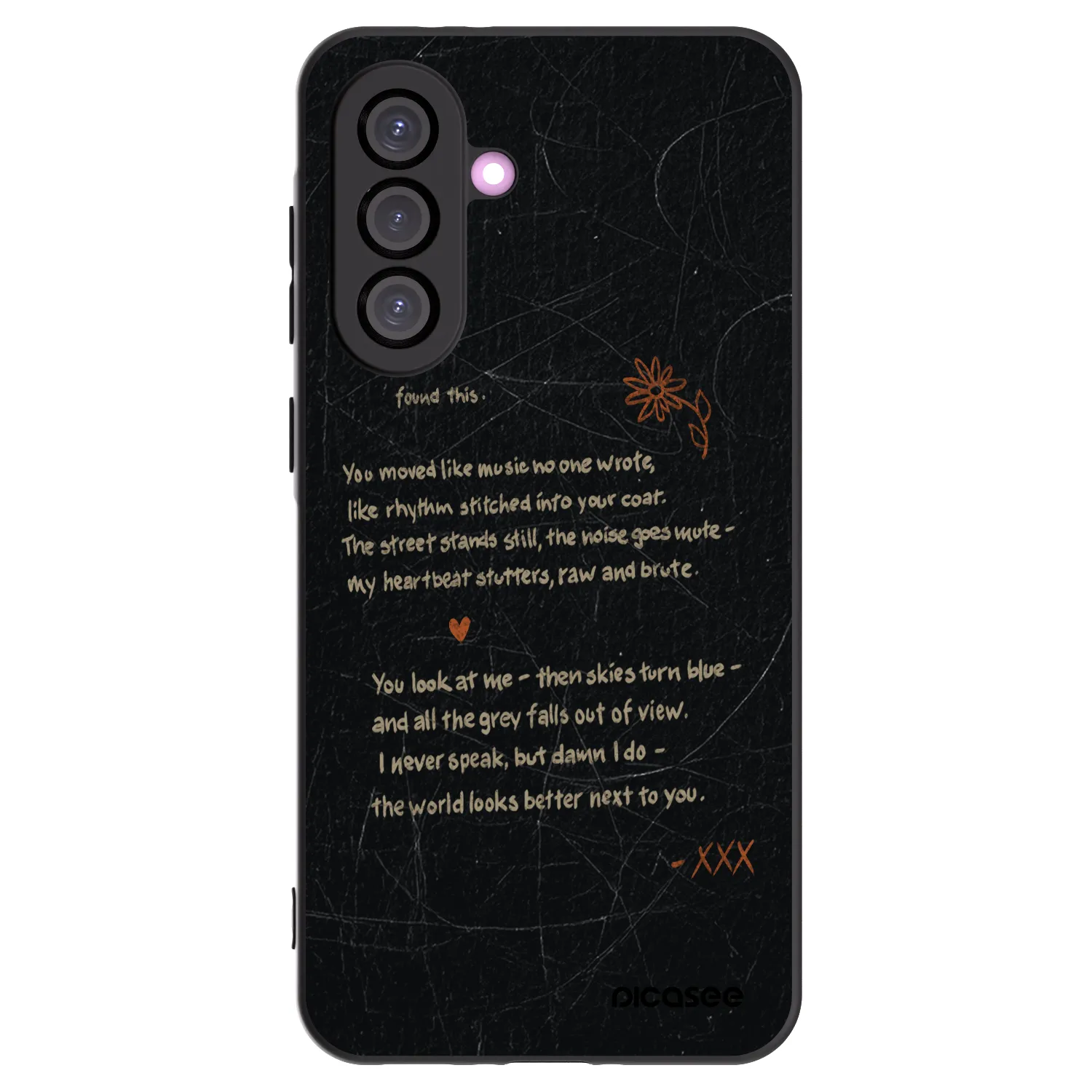 Picasee Samsung Galaxy A56 5G A566B Hülle - Schwarzes Silikon - POET