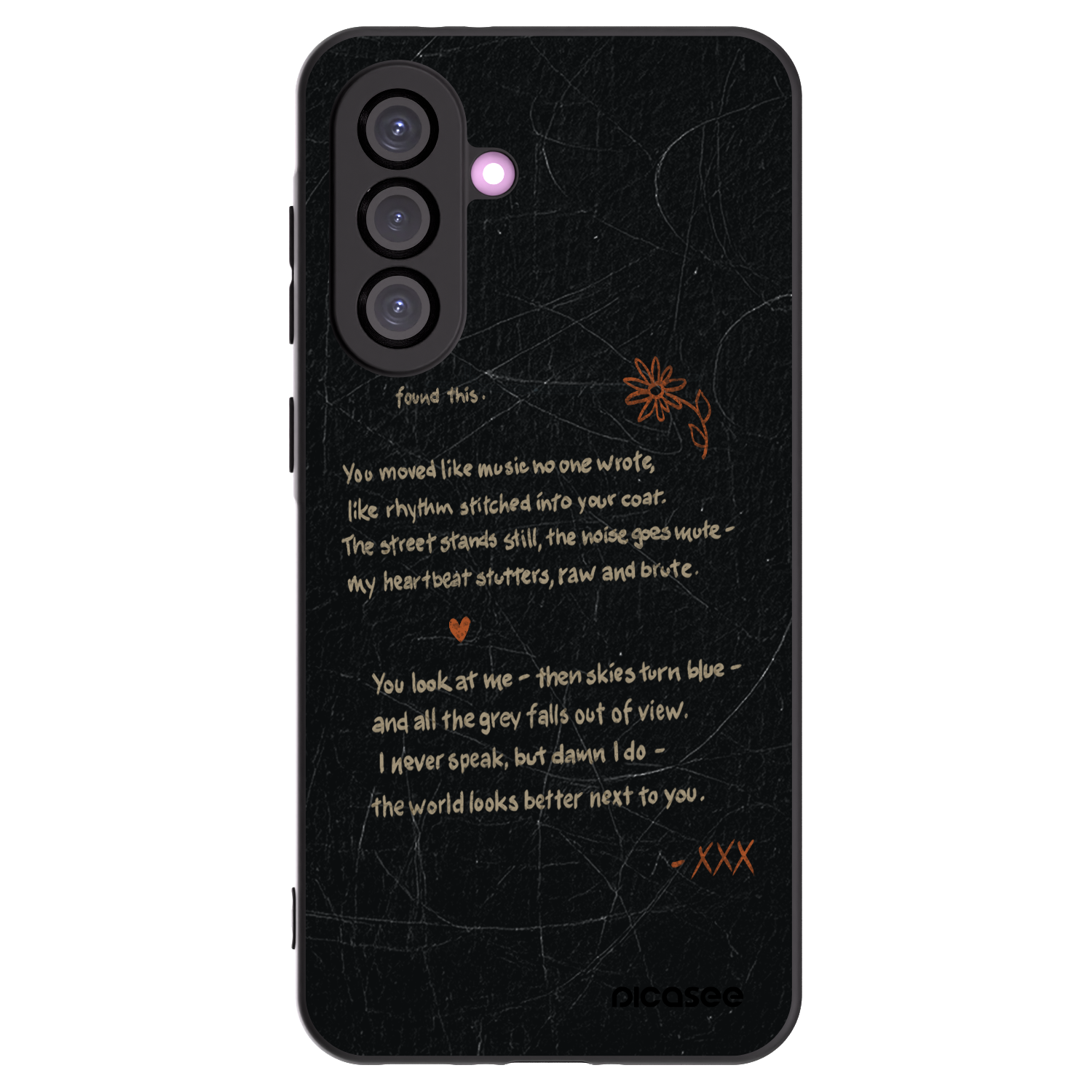 Picasee Samsung Galaxy A36 5G Hülle - Schwarzes Silikon - POET