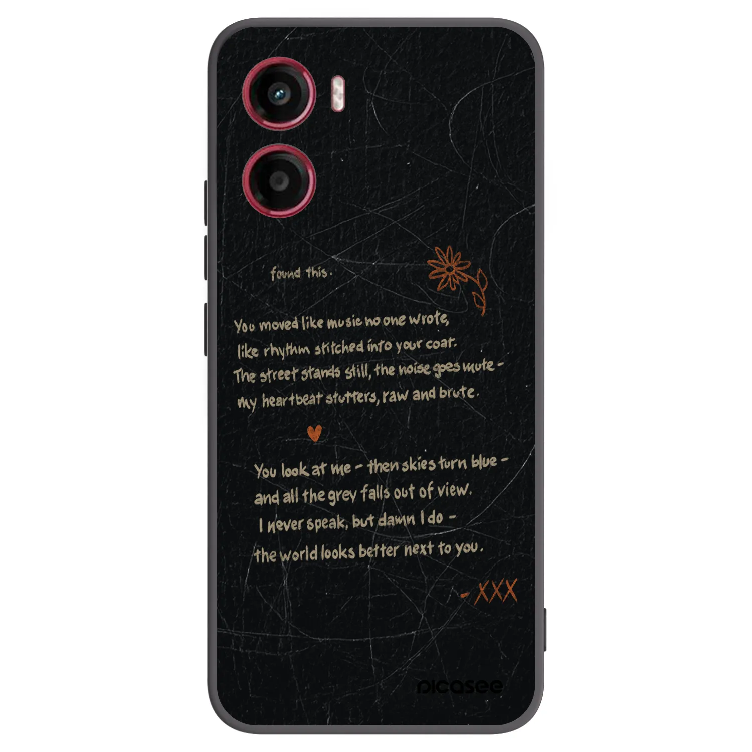 Picasee Motorola Moto G05 Hülle - Schwarzes Silikon - POET