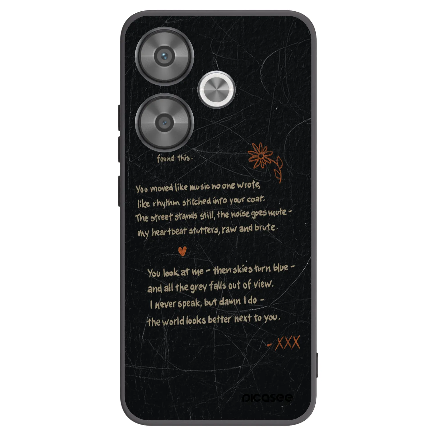 Picasee Xiaomi Poco F6 Hülle - Schwarzes Silikon - POET