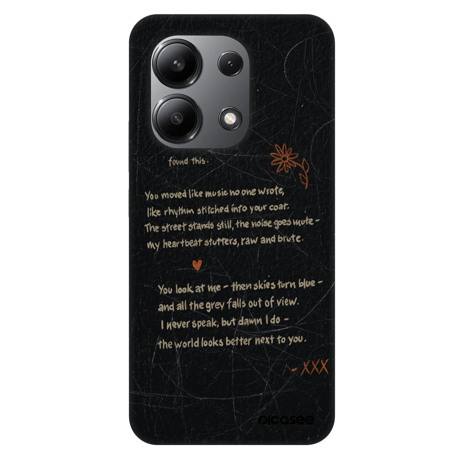 Picasee Fashion Case für Xiaomi Redmi Note 13 4G - POET
