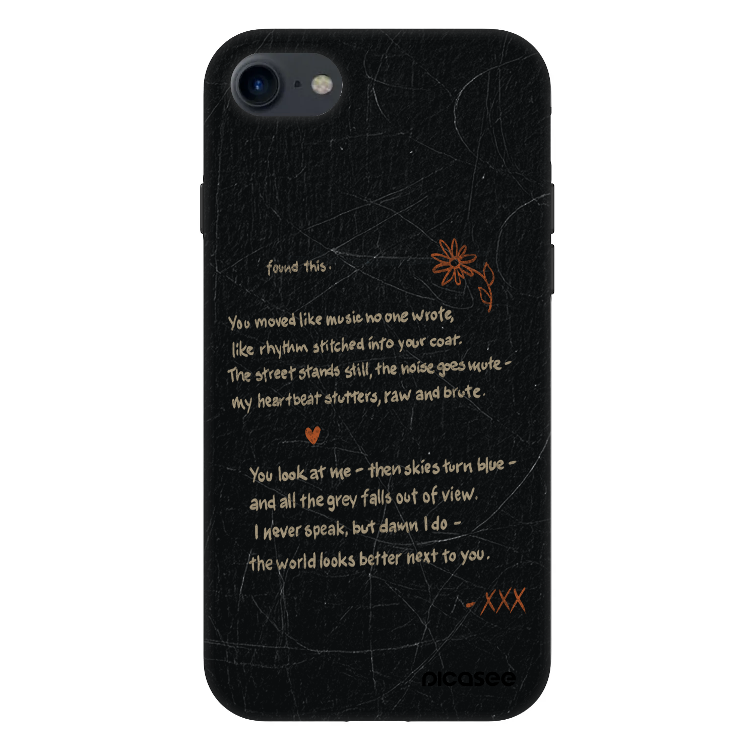 Picasee Fashion Case für Apple iPhone SE 2020 - POET