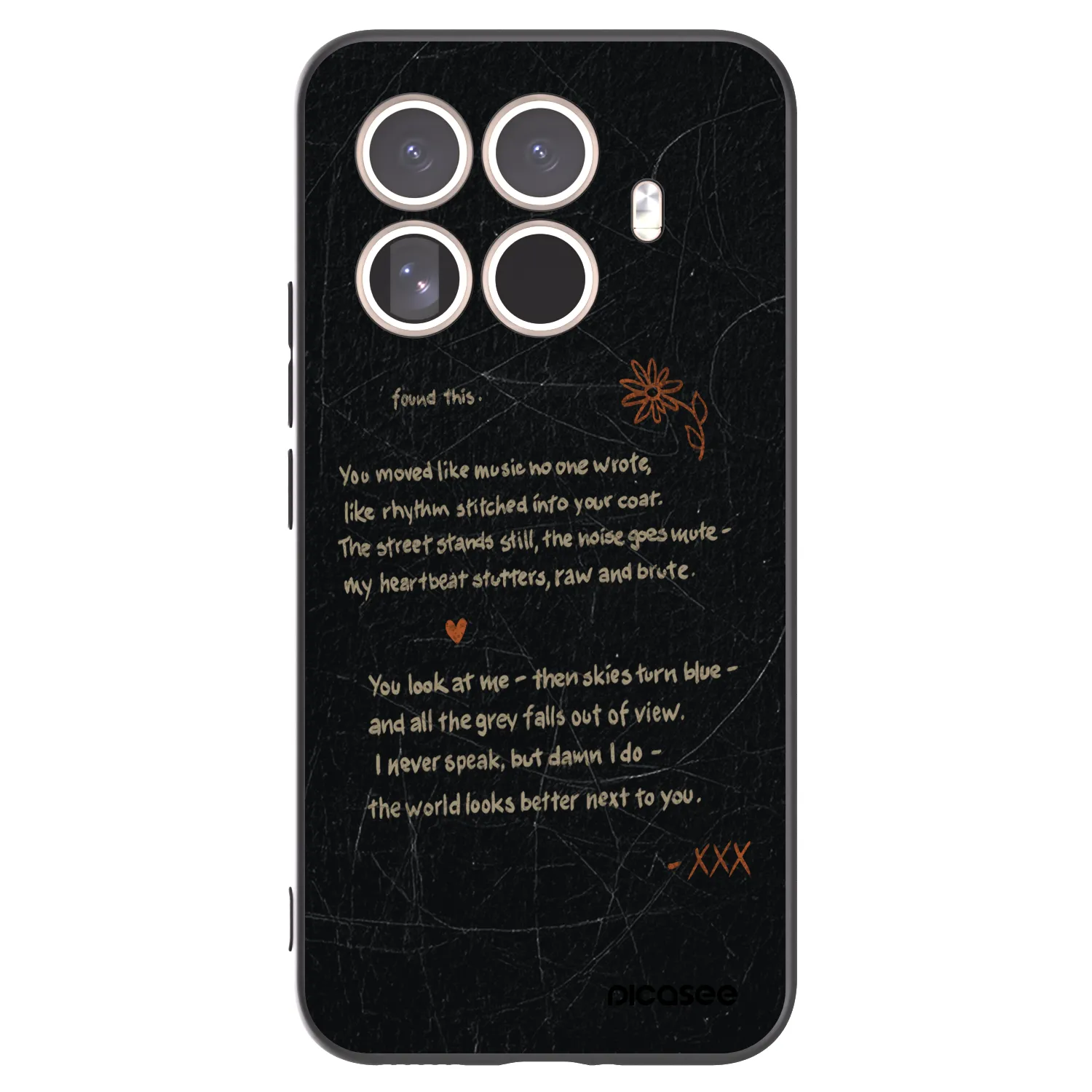 Picasee Xiaomi 15T Pro Hülle - Schwarzes Silikon - POET