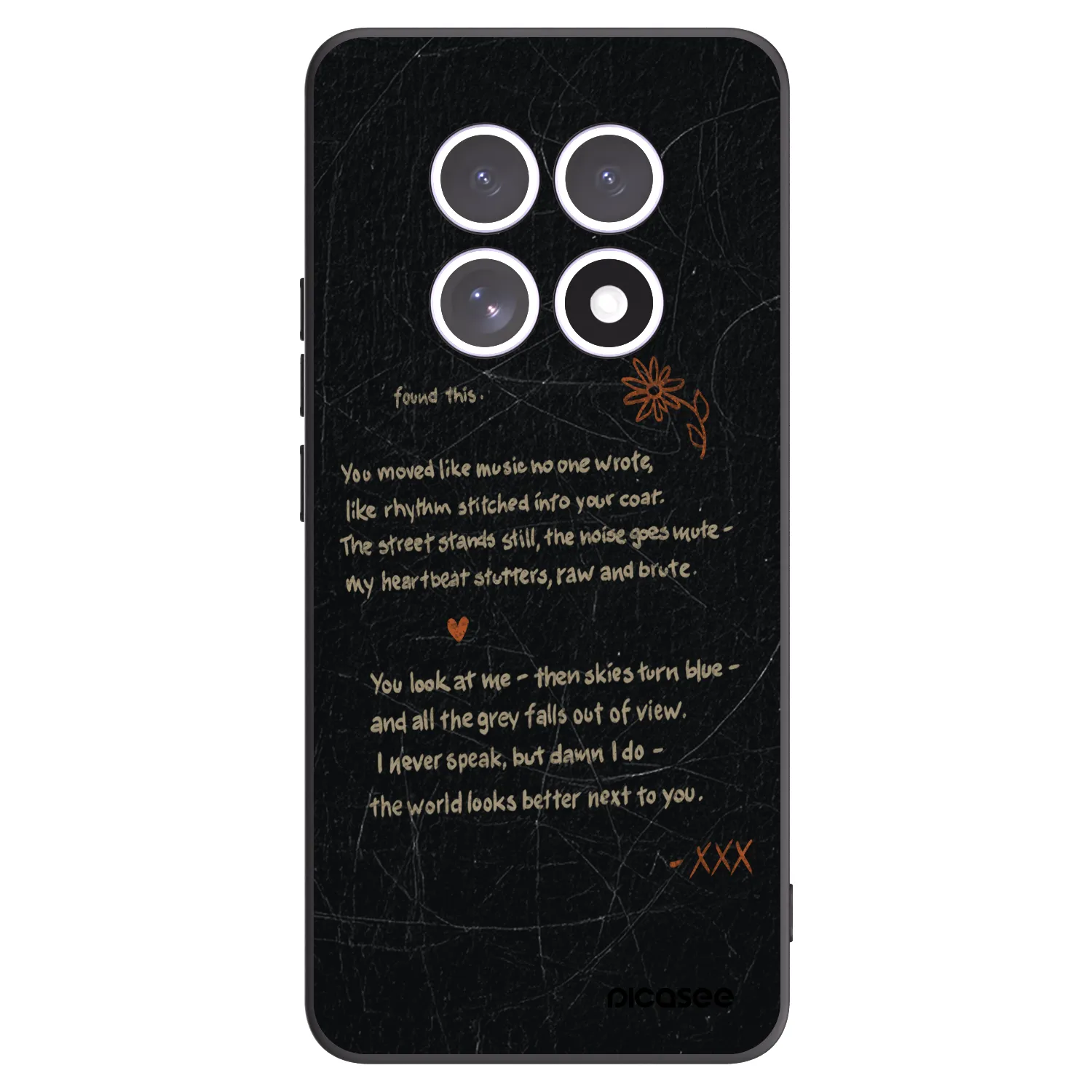Picasee Xiaomi Redmi Note 15 Hülle - Schwarzes Silikon - POET